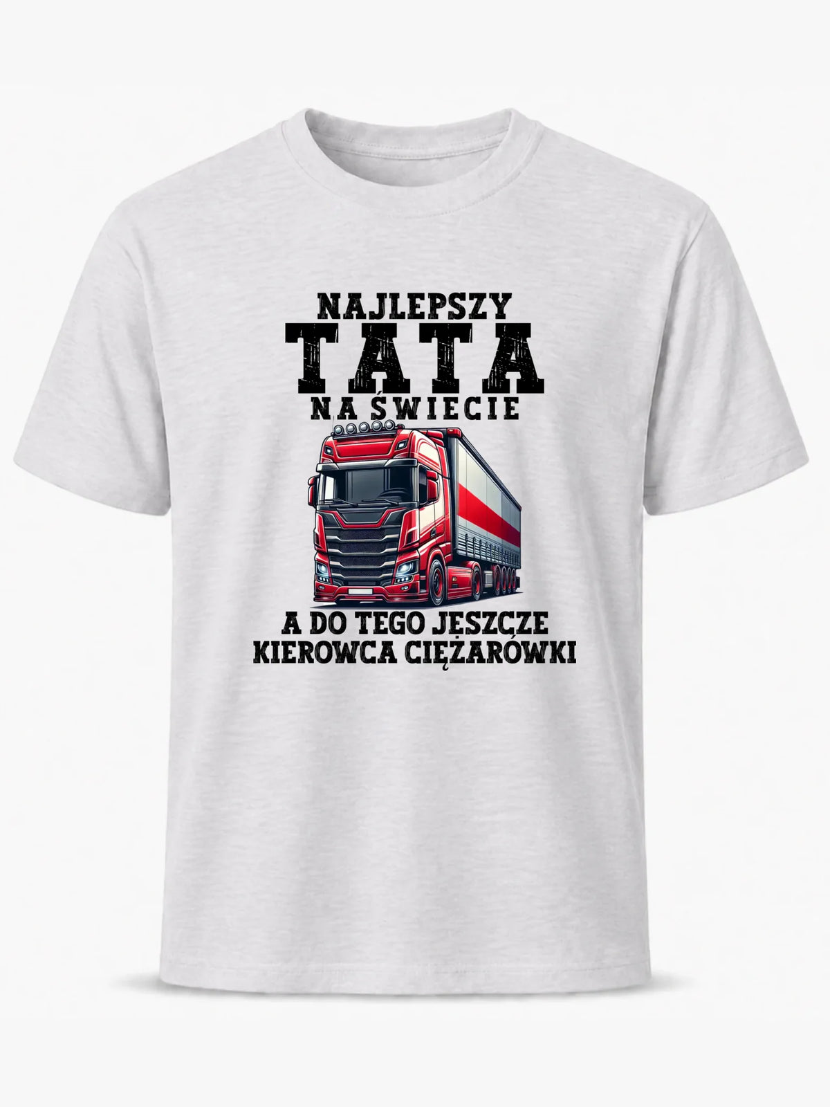 Koszulka męska - Najlepszy tata, a do tego kierowca ciężarówki ZKT09
