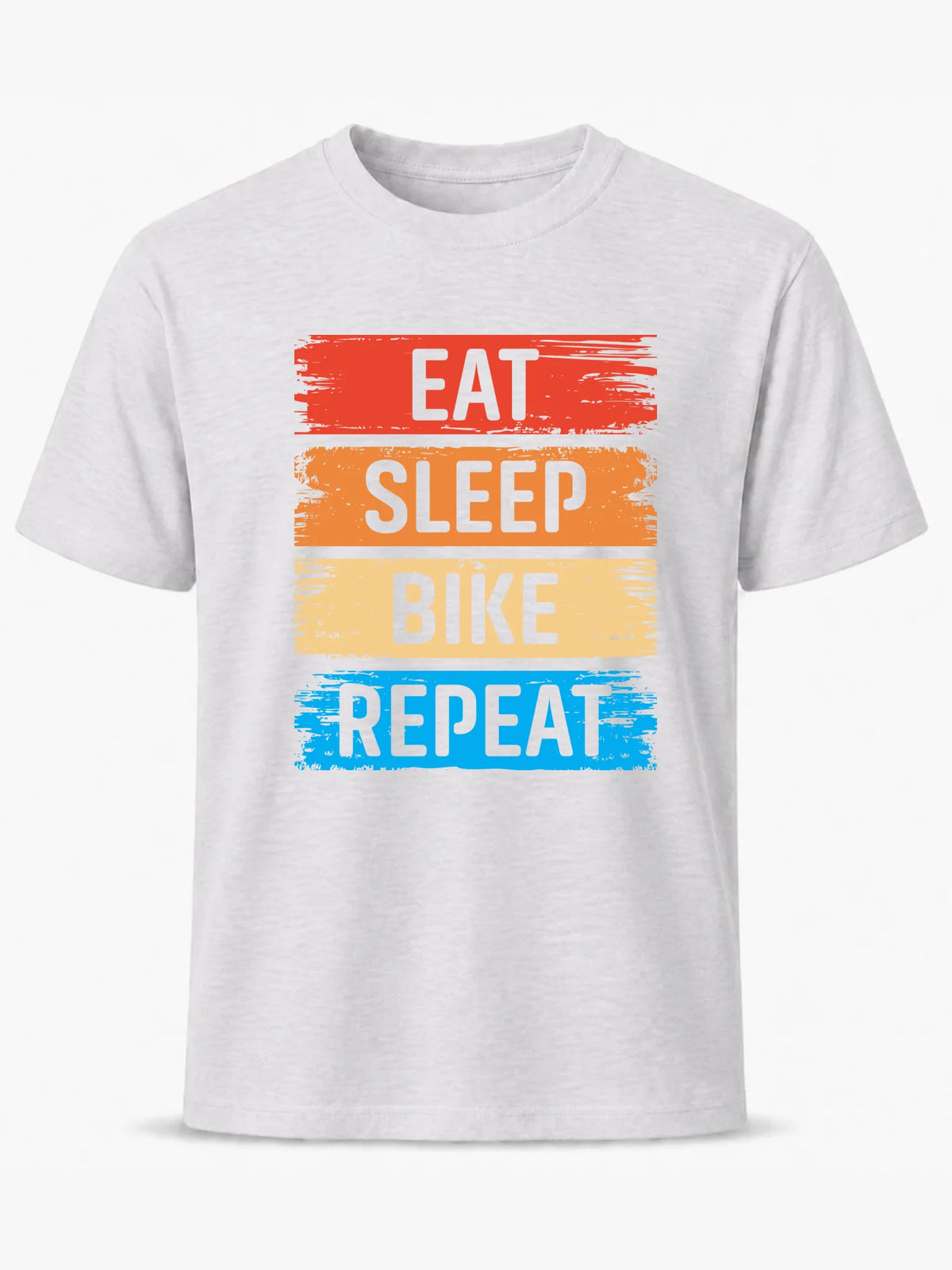 Koszulka męska na rower - Eat sleep bike repeat HR03