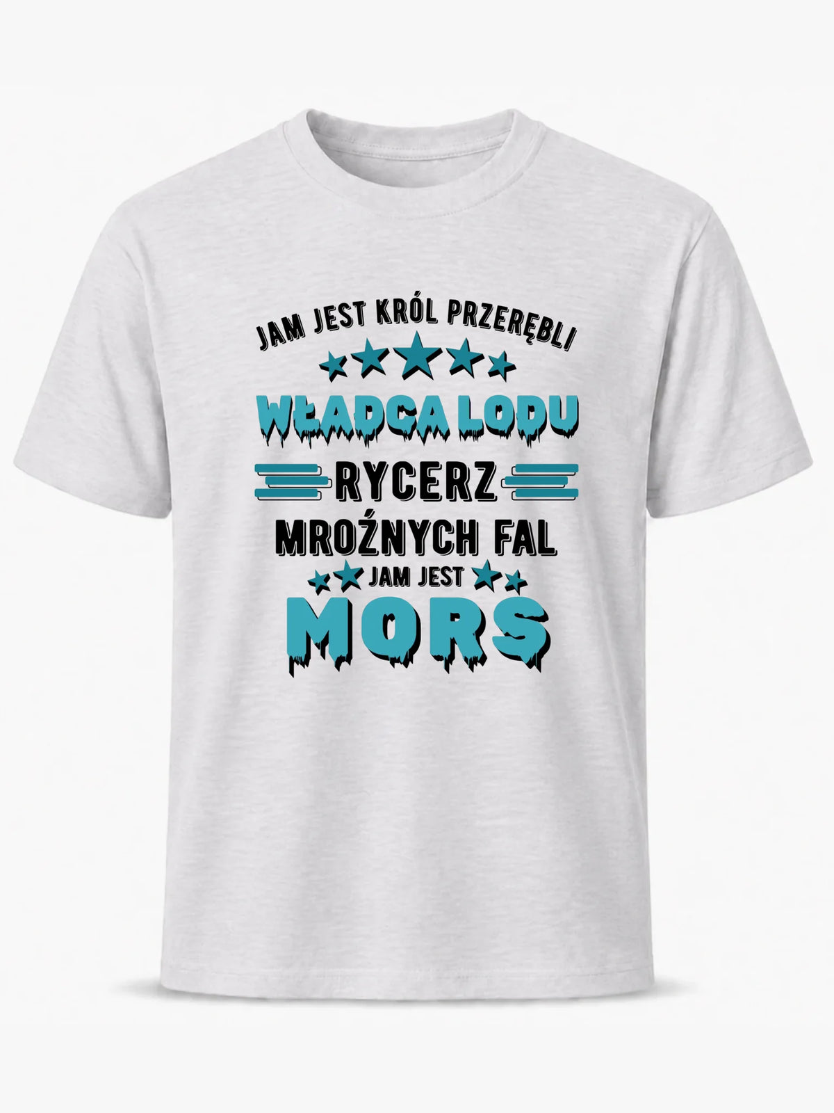 Koszulka męska - prezent dla morsa - Jam jest Król przerębli Jam jest mors HM13