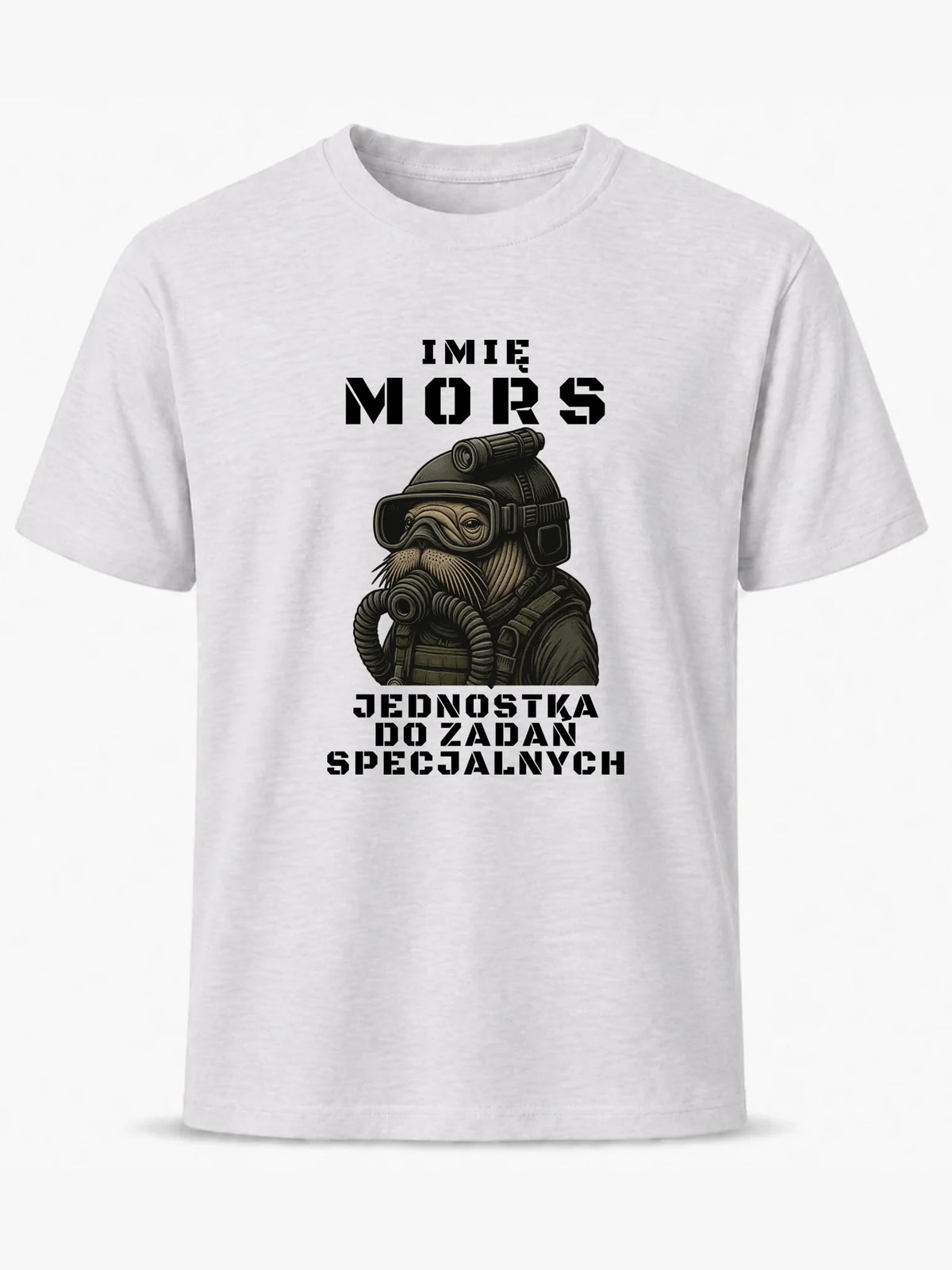 Koszulka męska - prezent dla morsa - Mors do zadań specjalnych - personalizowana HM07