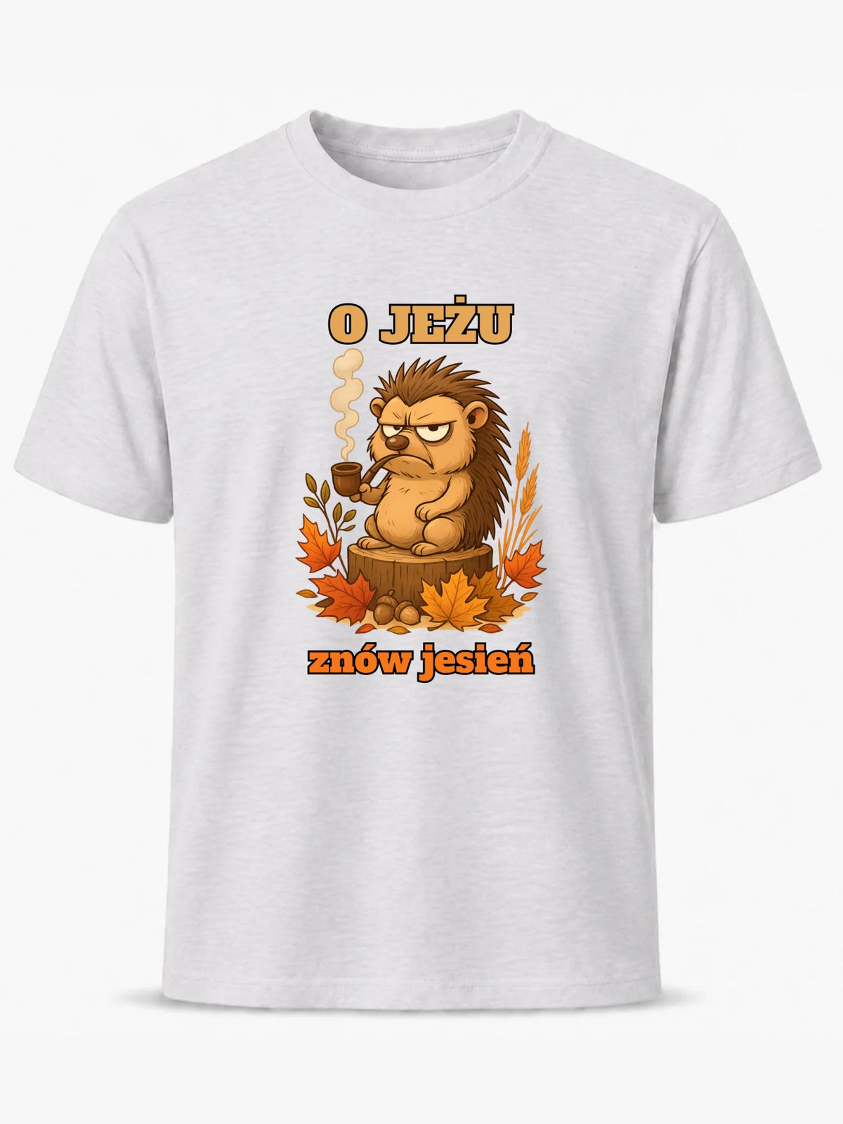 Koszulka męska jesienna - O jeżu znów jesień JS20