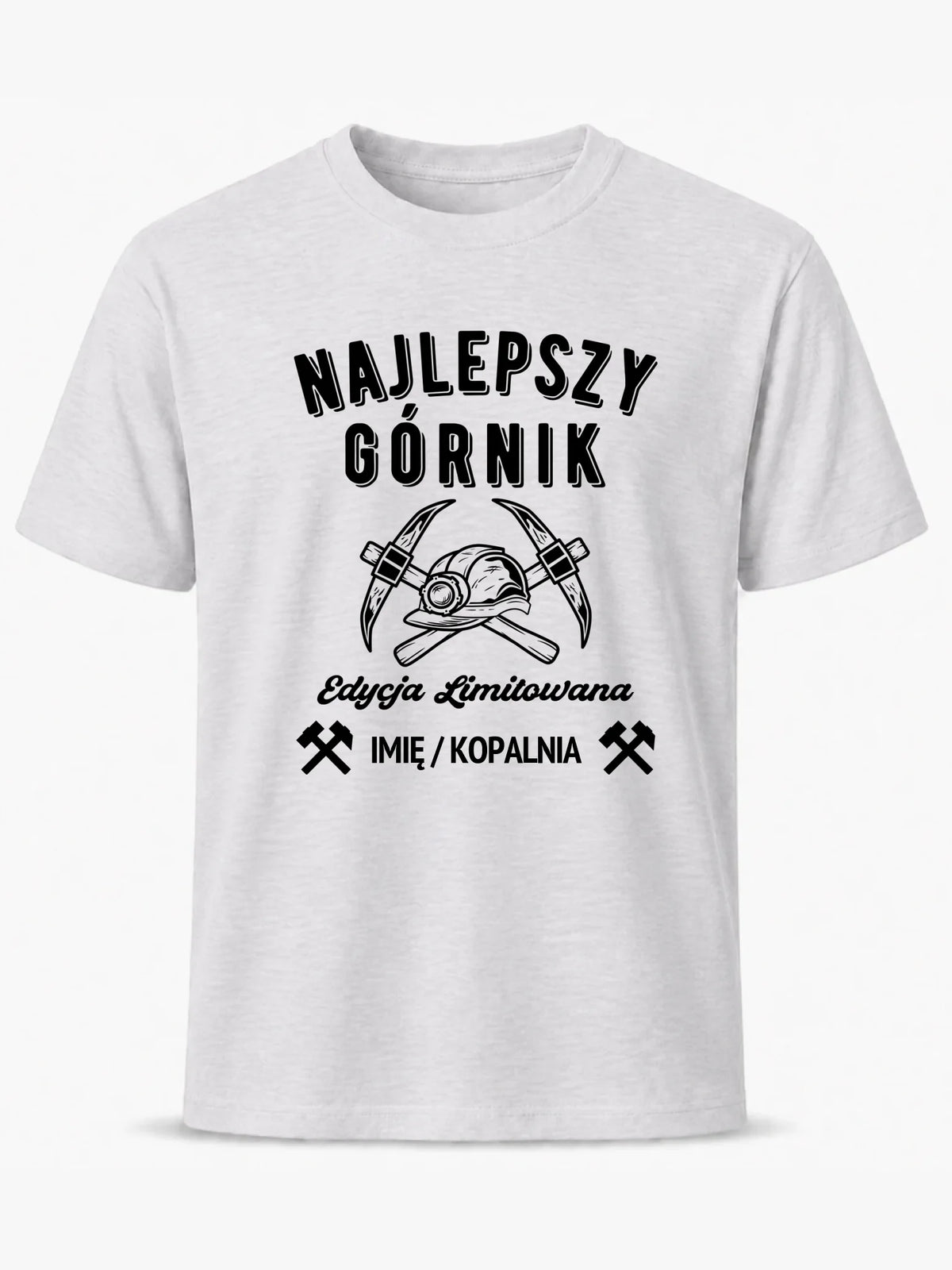 Koszulka męska - prezent dla górnika - Najlepszy górnik - personalizowana G27