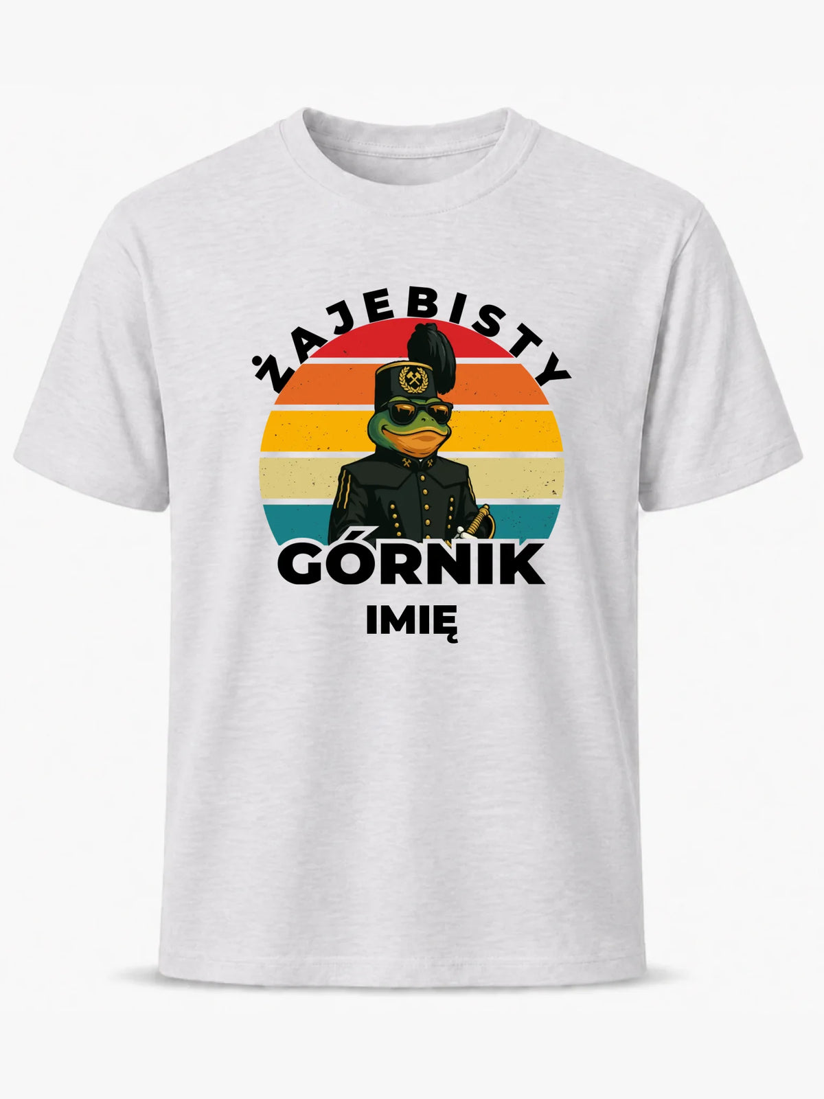 Koszulka męska - prezent dla górnika - Żajebisty górnik - personalizowana G19