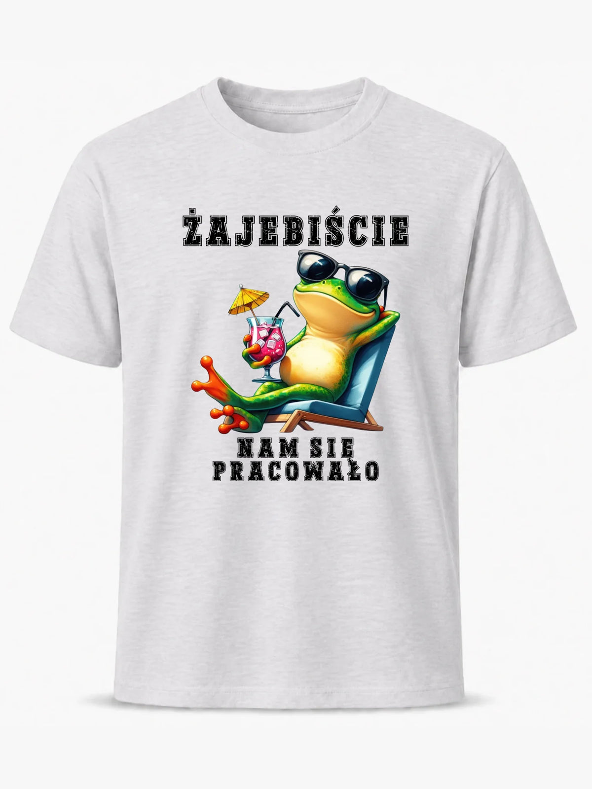 Koszulka męska na odejście z pracy - Żajebiście nam się pracowało OP09