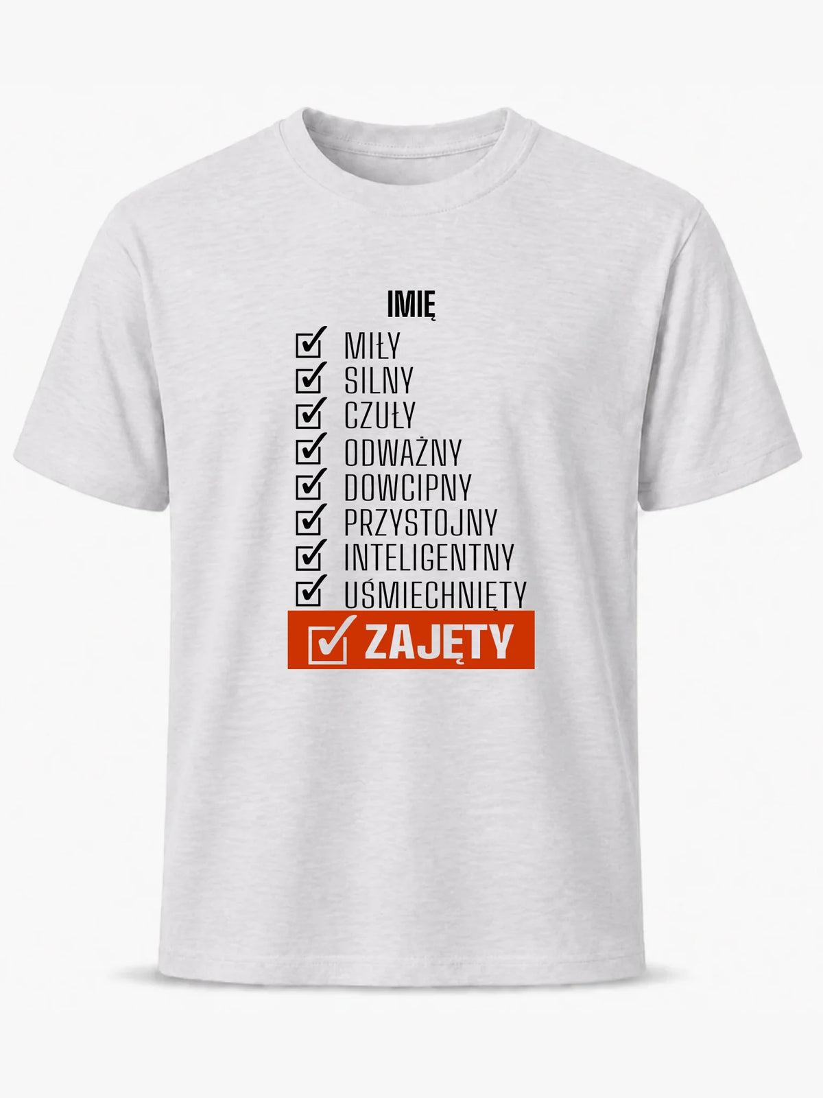 Koszulka męska - Zajęty prezent dla chłopaka męża narzeczonego - personalizowana DCH05