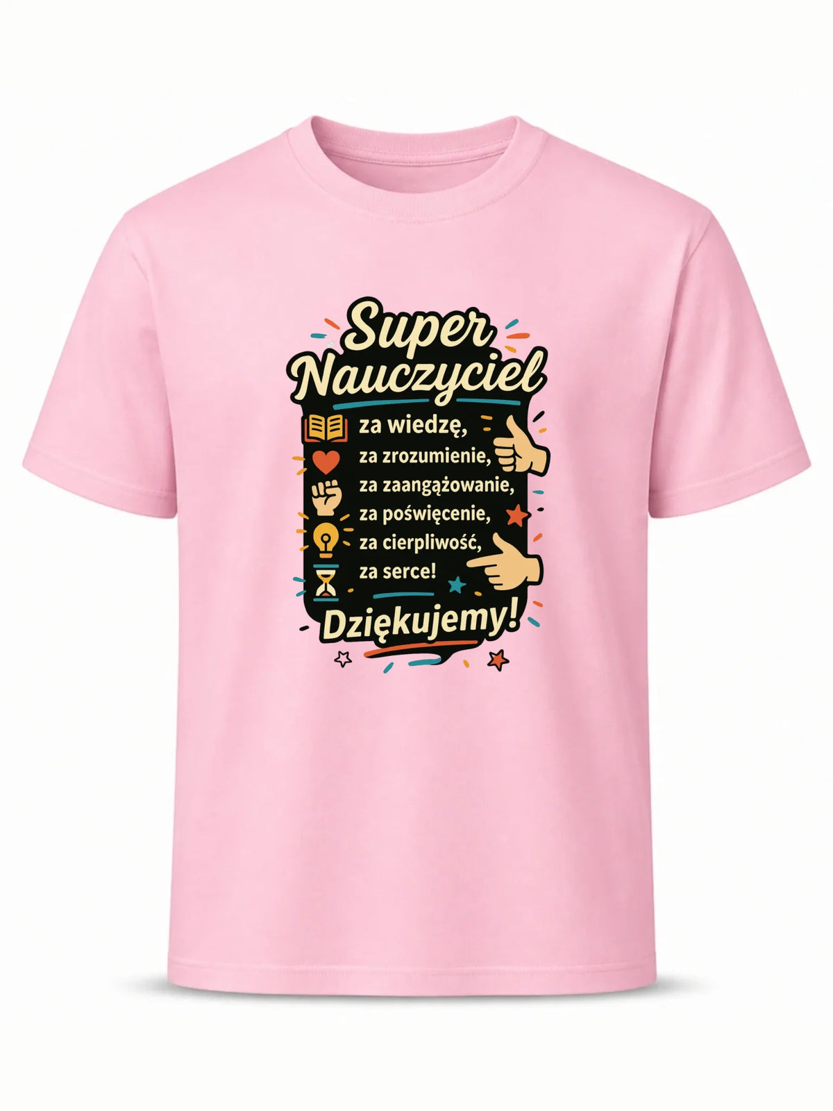 Koszulka męska dla nauczyciela - Super Nauczyciel Dziękujemy N32