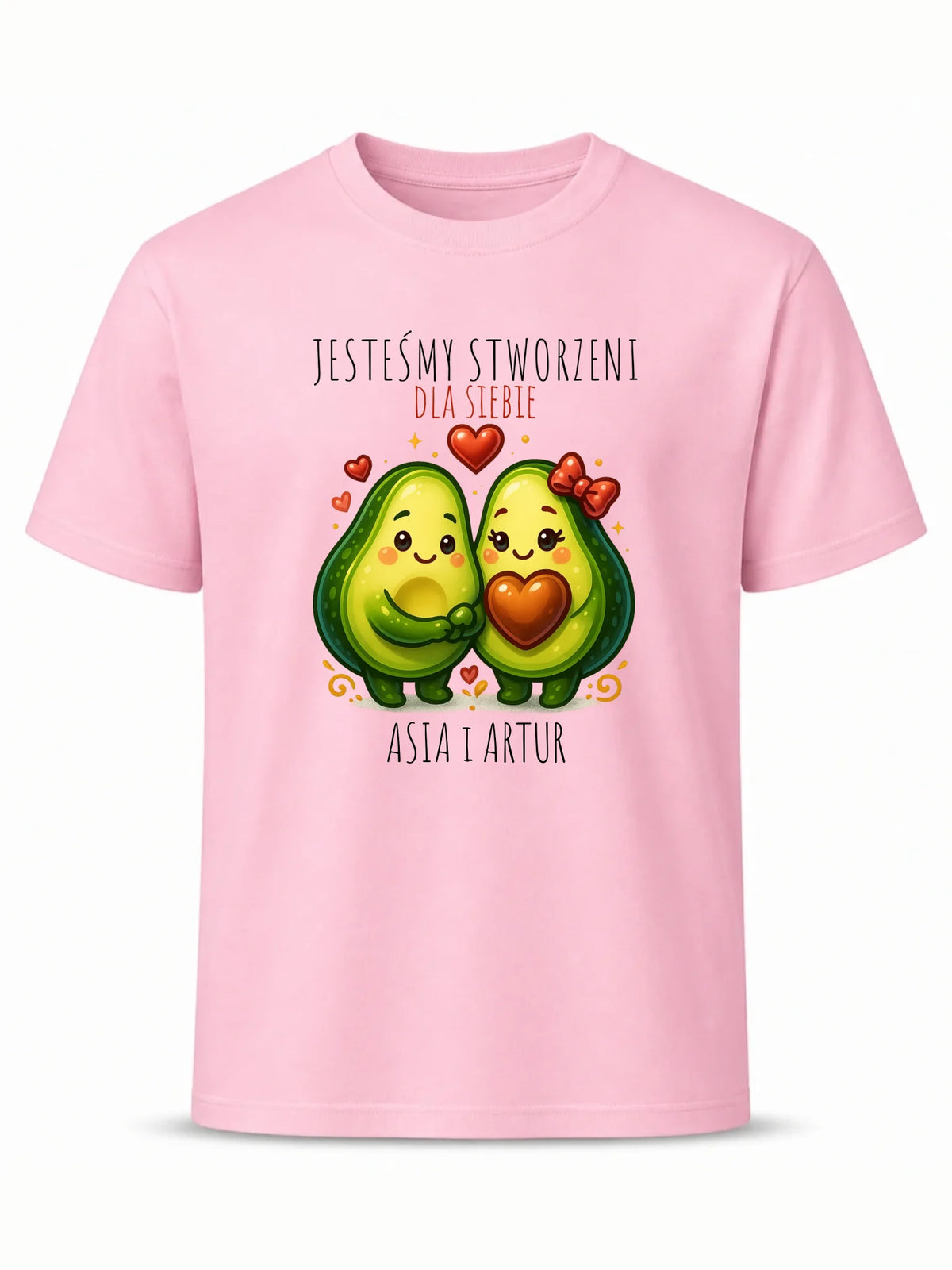 Koszulka męska - Awokado Stworzeni dla siebie - personalizowana W91