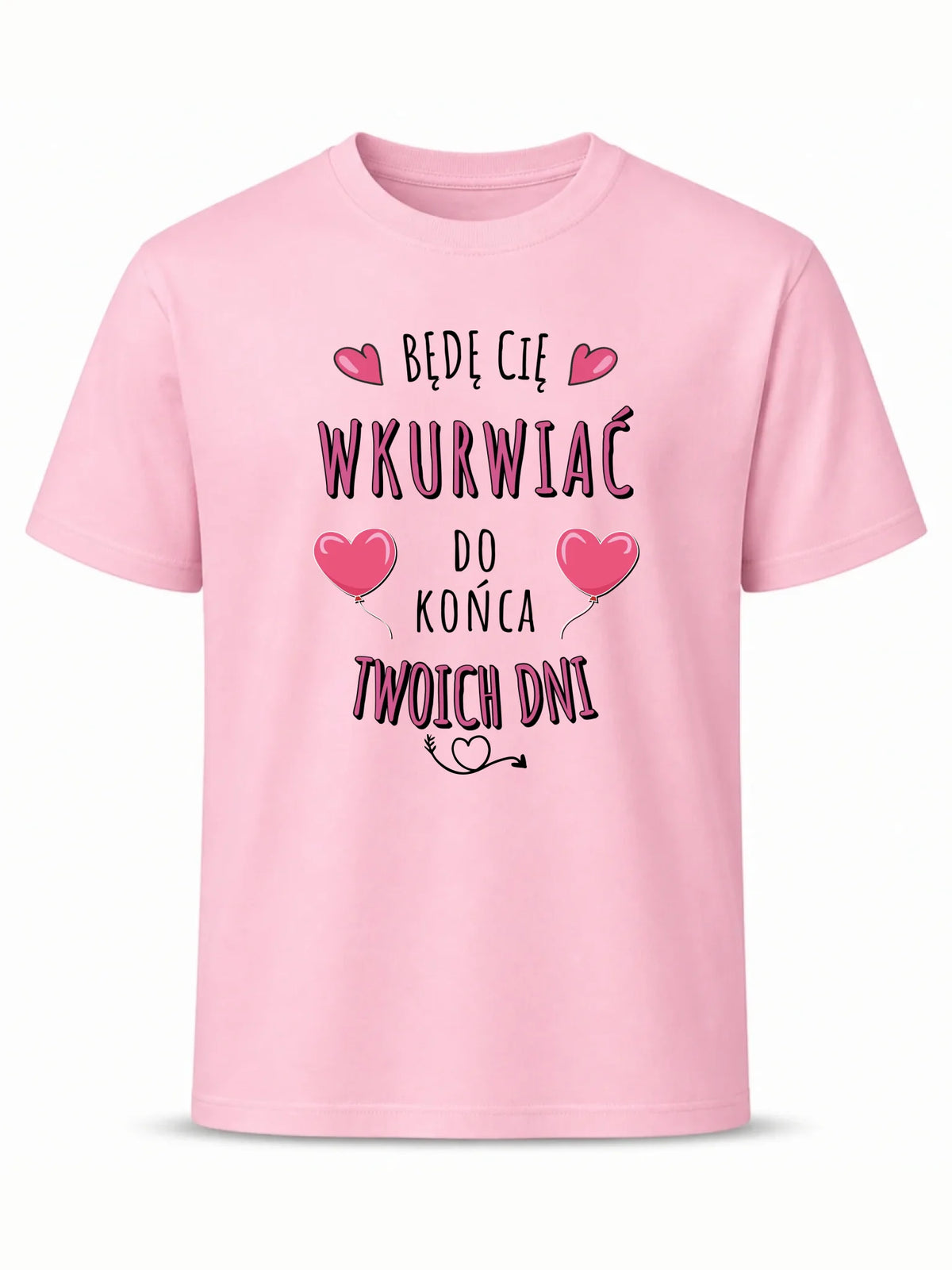 Koszulka męska - Obiecuję, że będę Cię wku*rwiać codziennie - bez cenzury W62