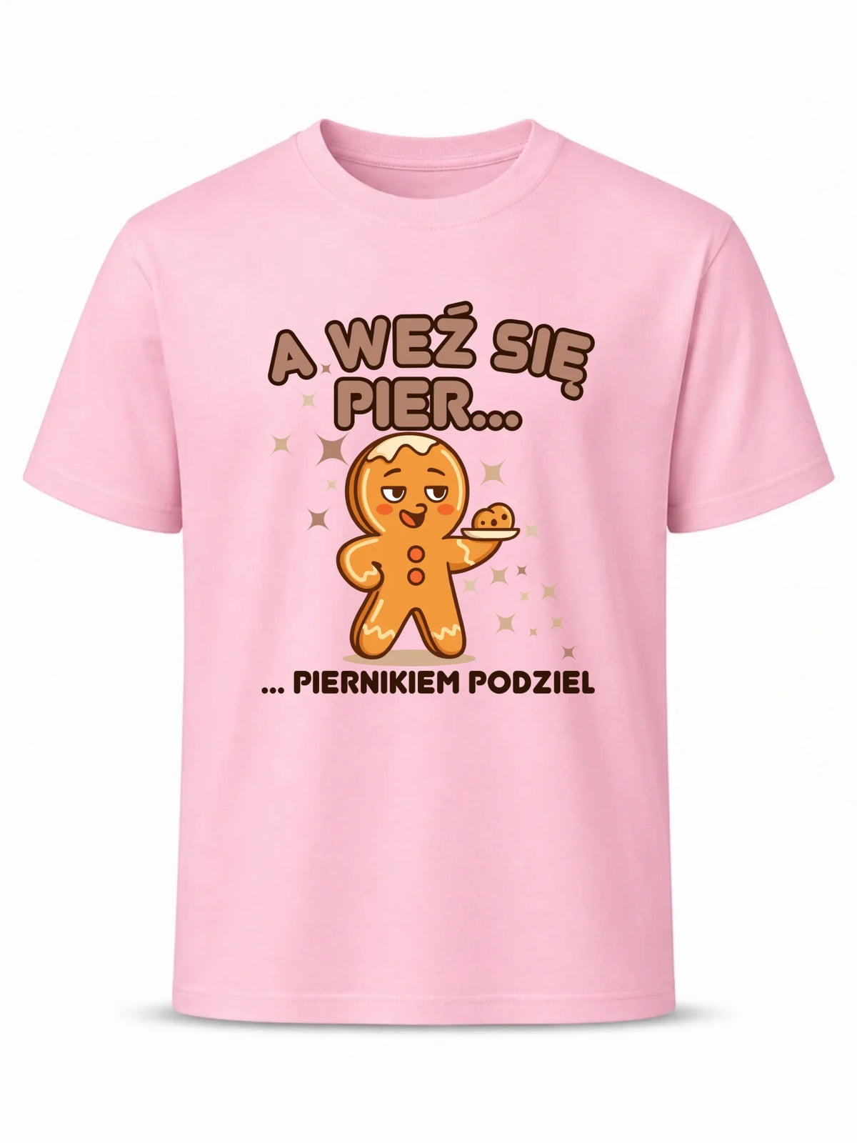 Koszulka męska świąteczna - Piernik A weź się pier... piernikiem podziel BN87