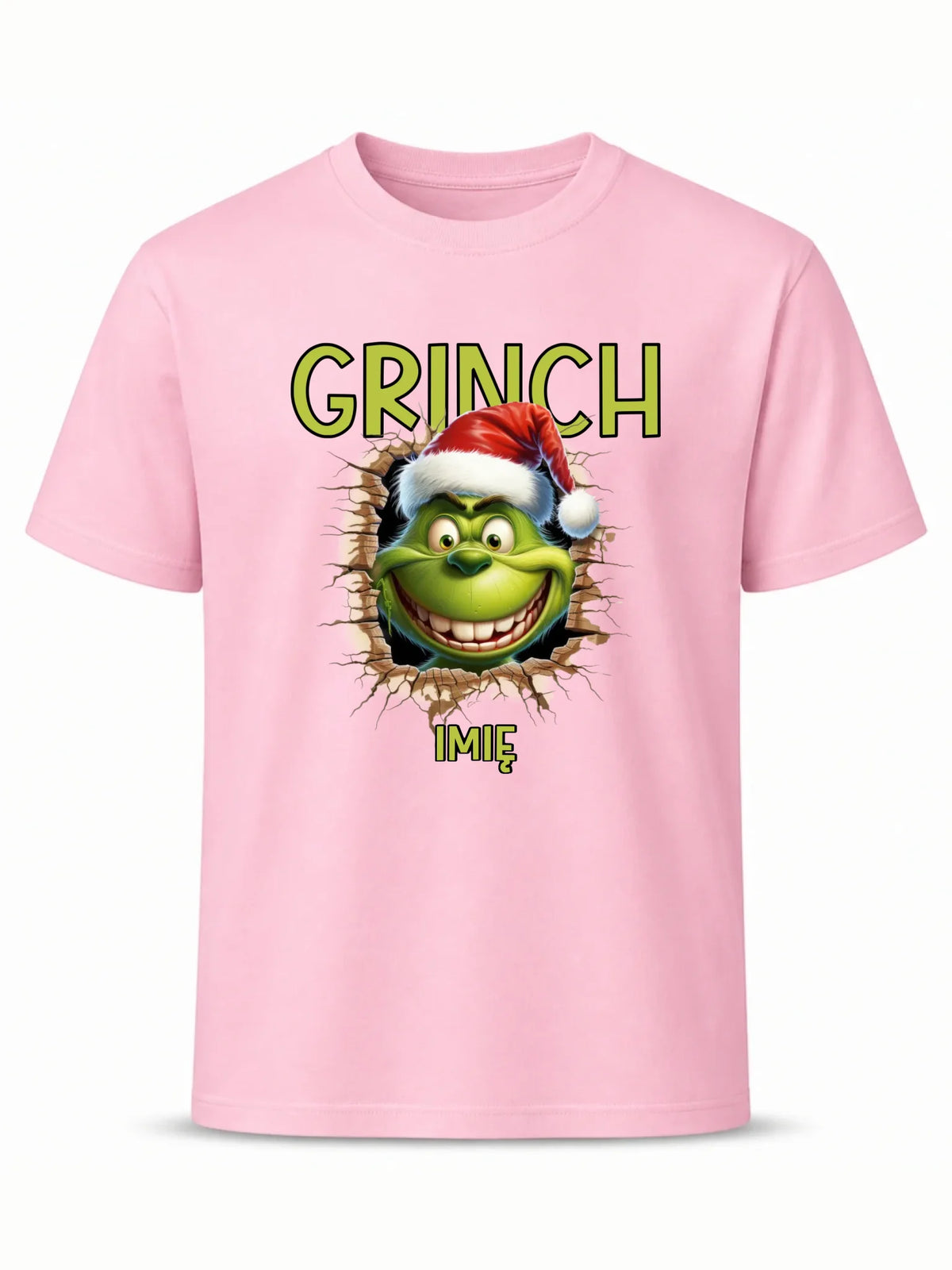 Koszulka męska świąteczna - Grinch - personalizowana BN112