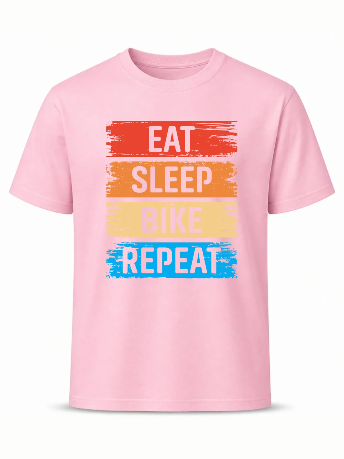 Koszulka męska na rower - Eat sleep bike repeat HR03