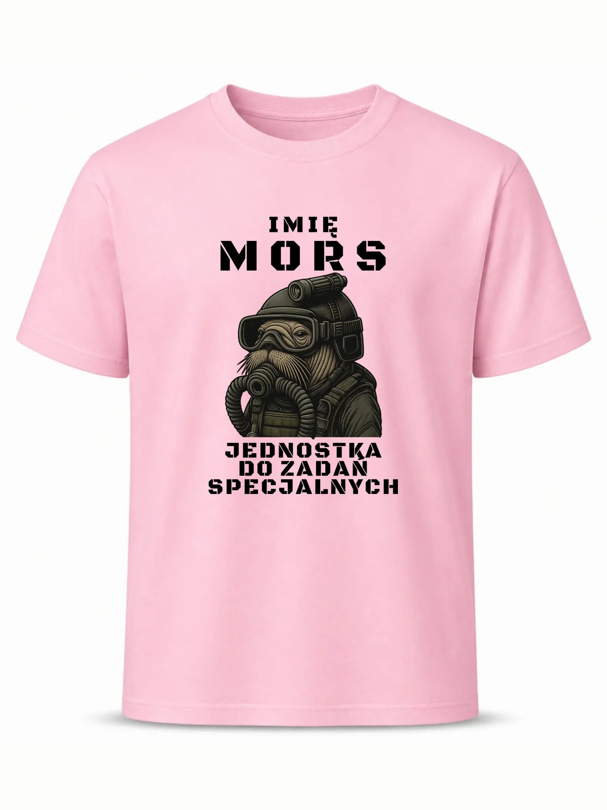 Koszulka męska - prezent dla morsa - Mors do zadań specjalnych - personalizowana HM07