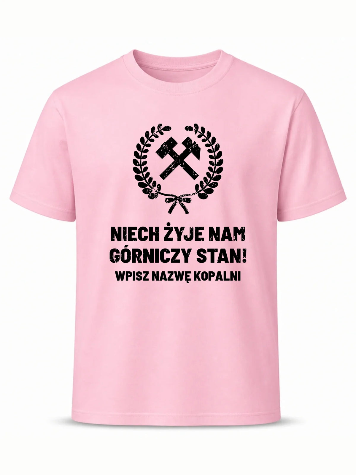 Koszulka męska - prezent dla górnika - Niech żyje nam górniczy stan - personalizowana G24