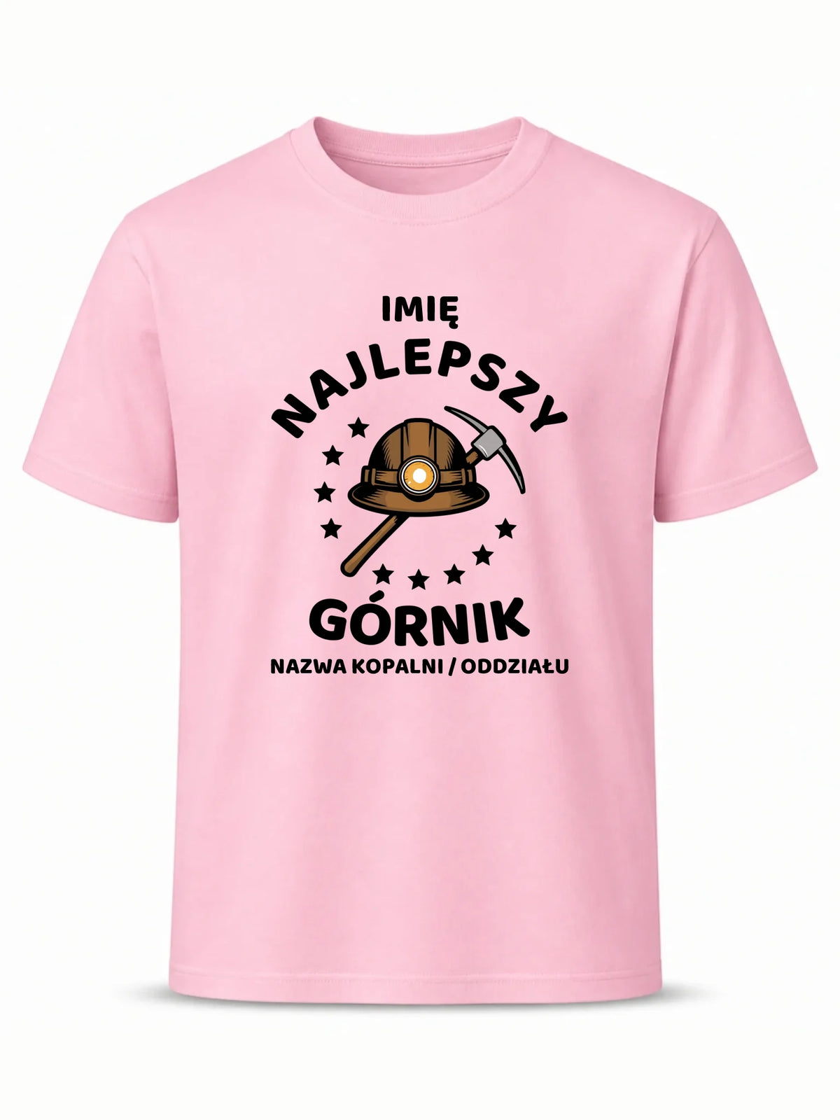 Koszulka męska - prezent dla górnika - Najlepszy górnik - personalizowana G23
