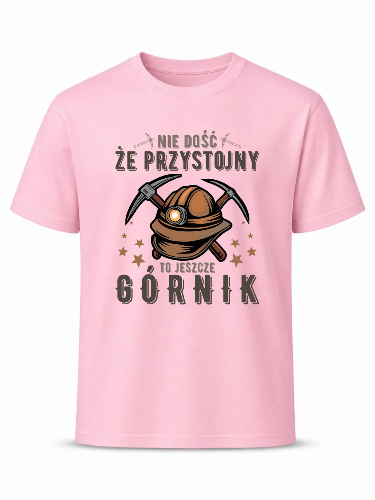 Koszulka męska - prezent dla górnika - Nie dość, że przystojny to jeszcze górnik G16