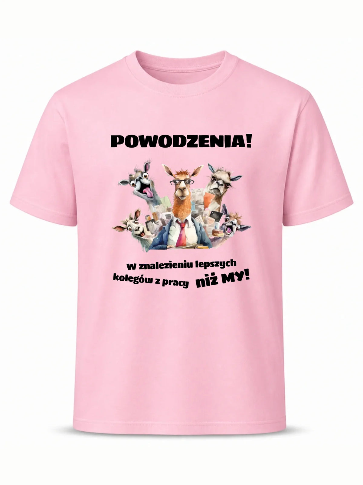 Koszulka męska na odejście z pracy - Powodzenia w znalezieniu lepszych kolegów OP08