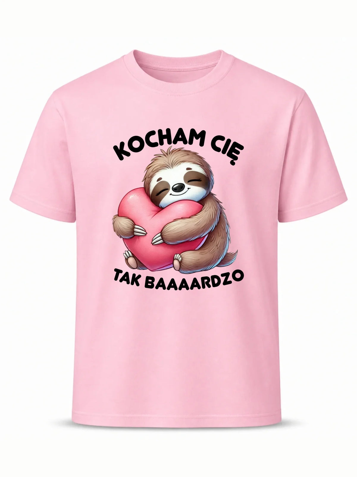Koszulka męska - Leniwiec Kocham Cię tak baaaardzo W16