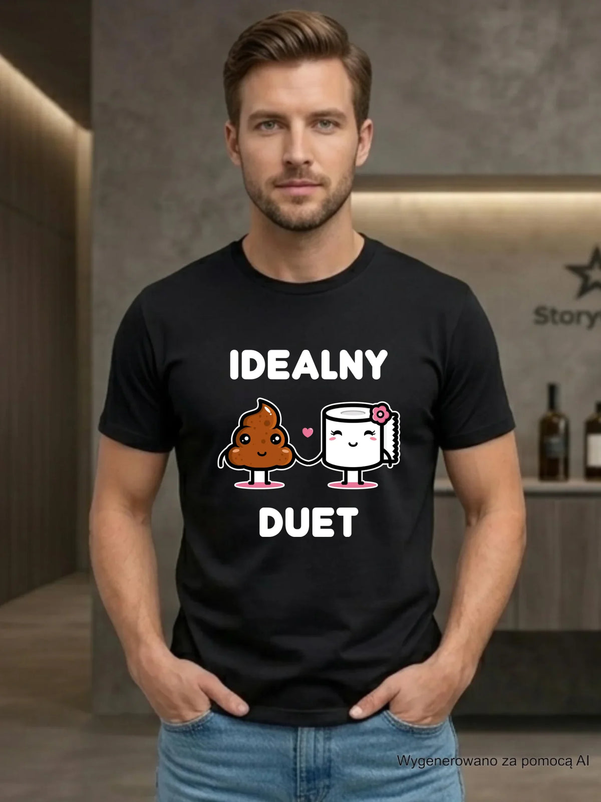 Koszulka męska - Idealny Duet W92
