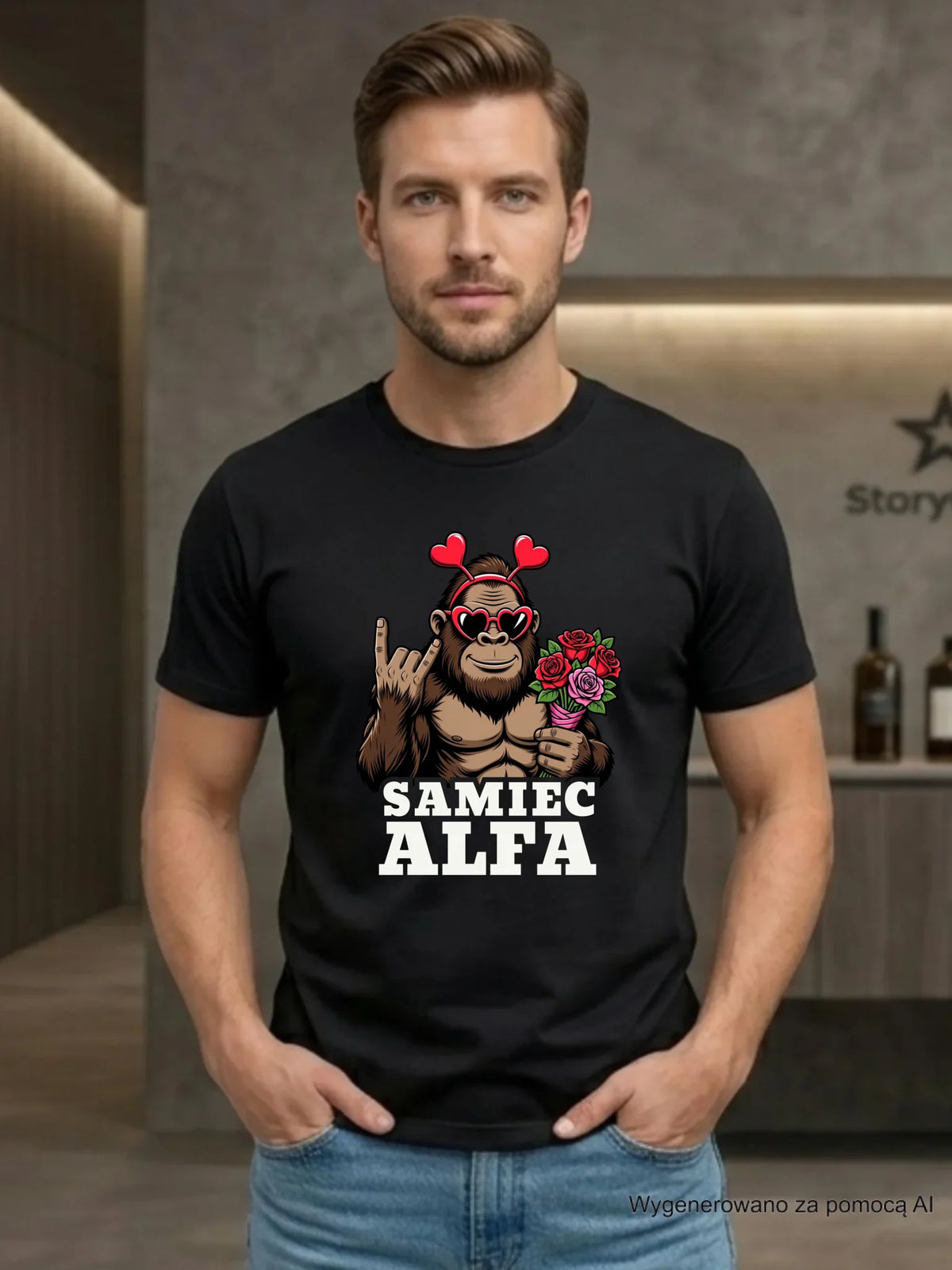 Koszulka męska - Samiec Alfa W74