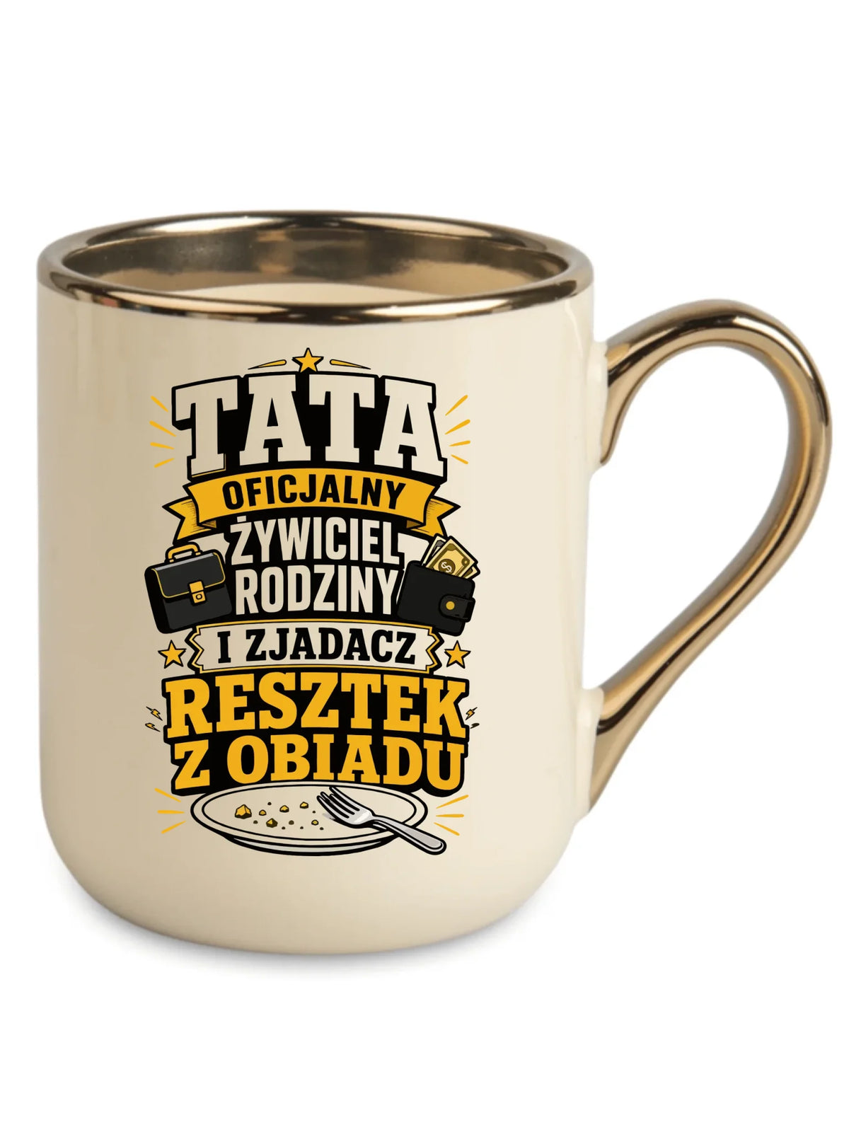 Kubek elegant dla taty - Tata oficjalny żywiciel rodziny DT34