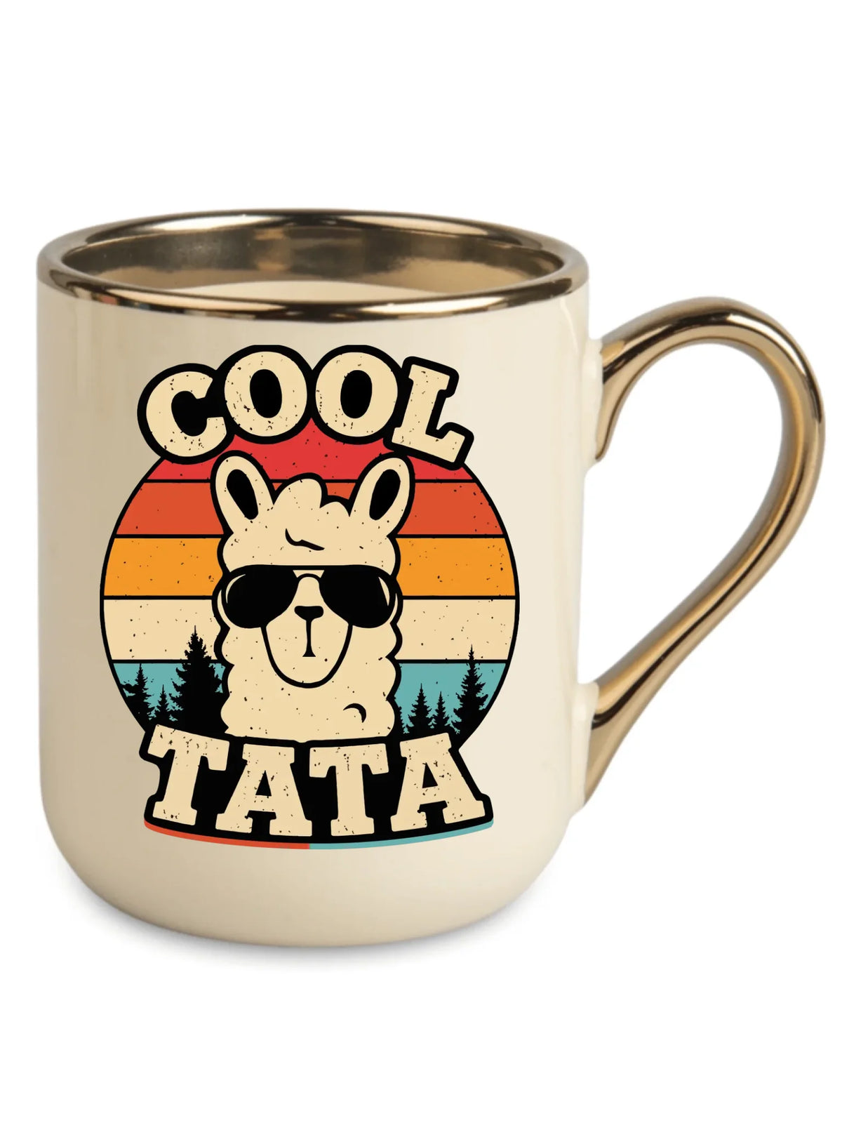 Kubek elegant dla taty - Lama w okularach Cool tata DT04