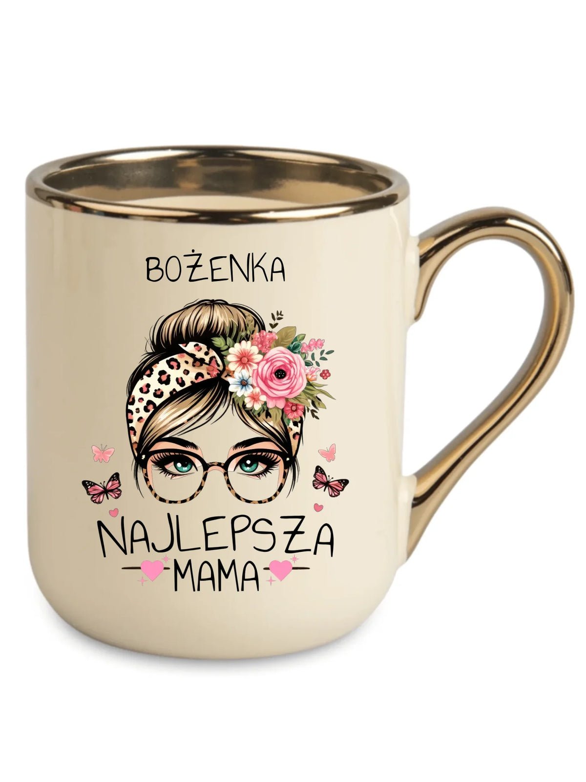 Kubek elegant dla mamy - Najlepsza mama - personalizowany DM37