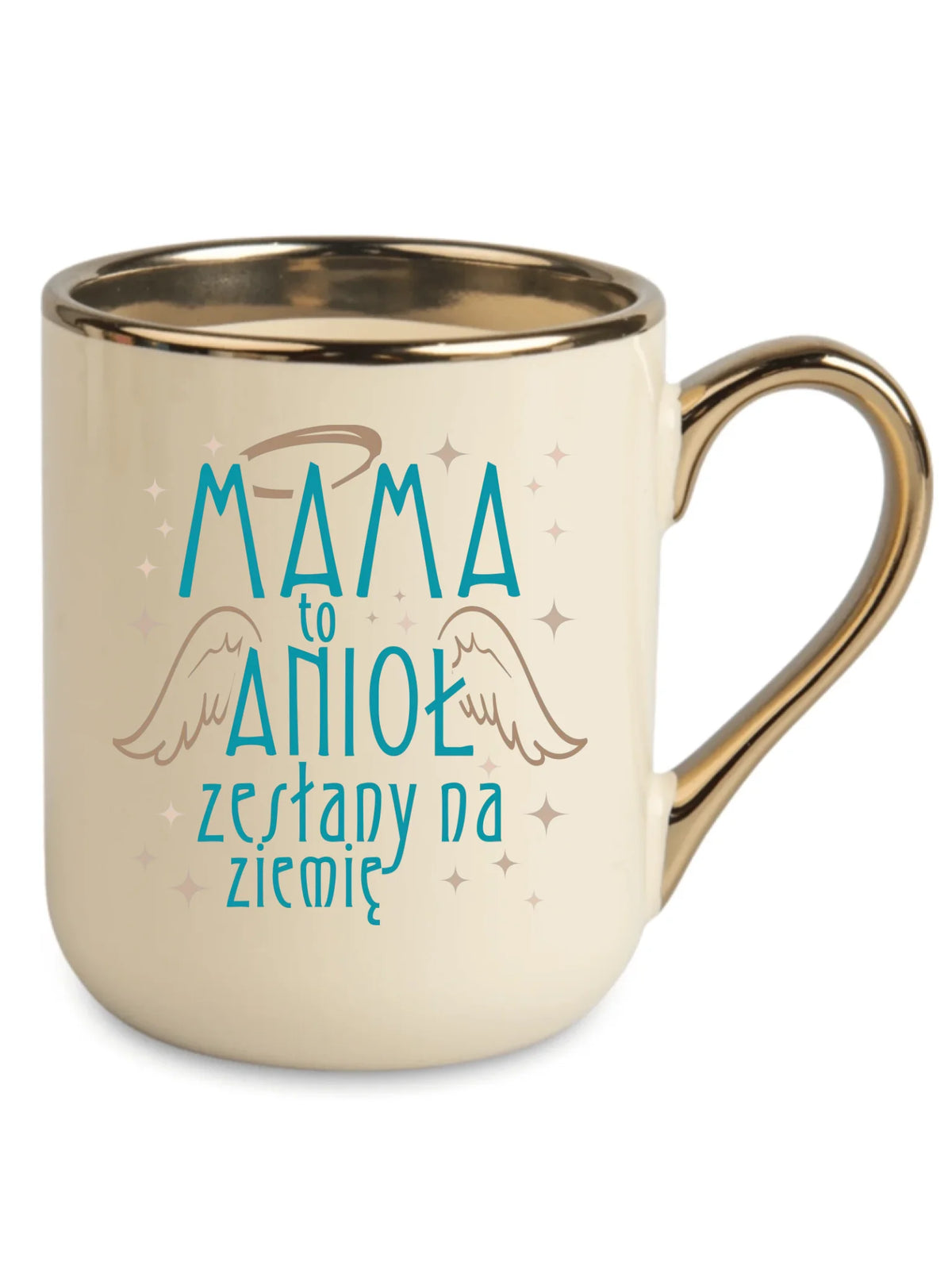 Kubek elegant dla mamy - Mama to anioł zesłany na ziemię DM30