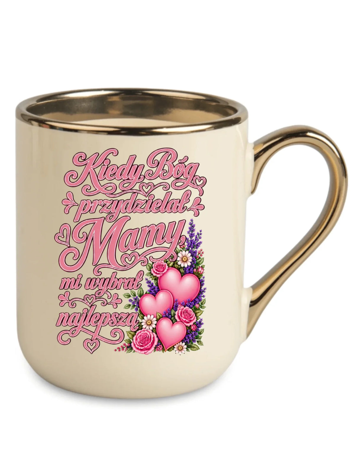 Kubek elegant dla mamy - Kiedy Bóg przydzielał mamy mi wybrał najlepszą DM29