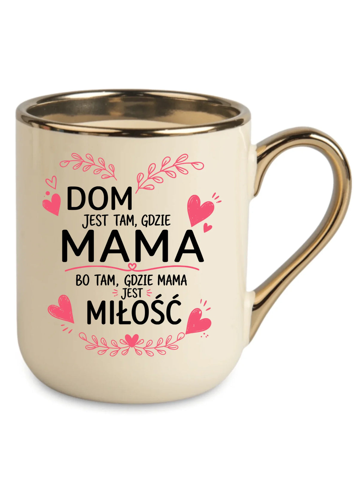 Kubek elegant dla mamy - Dom jest tam gdzie mama DM31