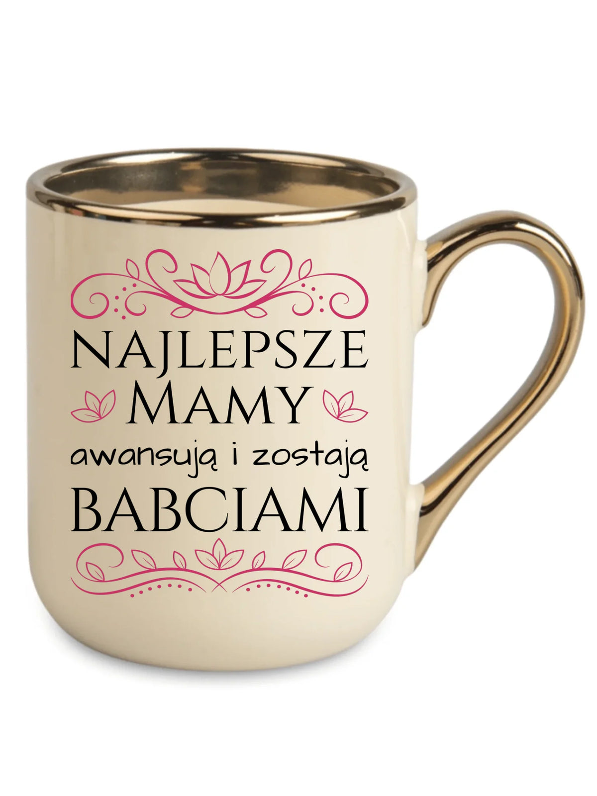 Kubek elegant dla mamy - przyszłej babci - Najlepsze mamy awansują i zostają babciami DM26