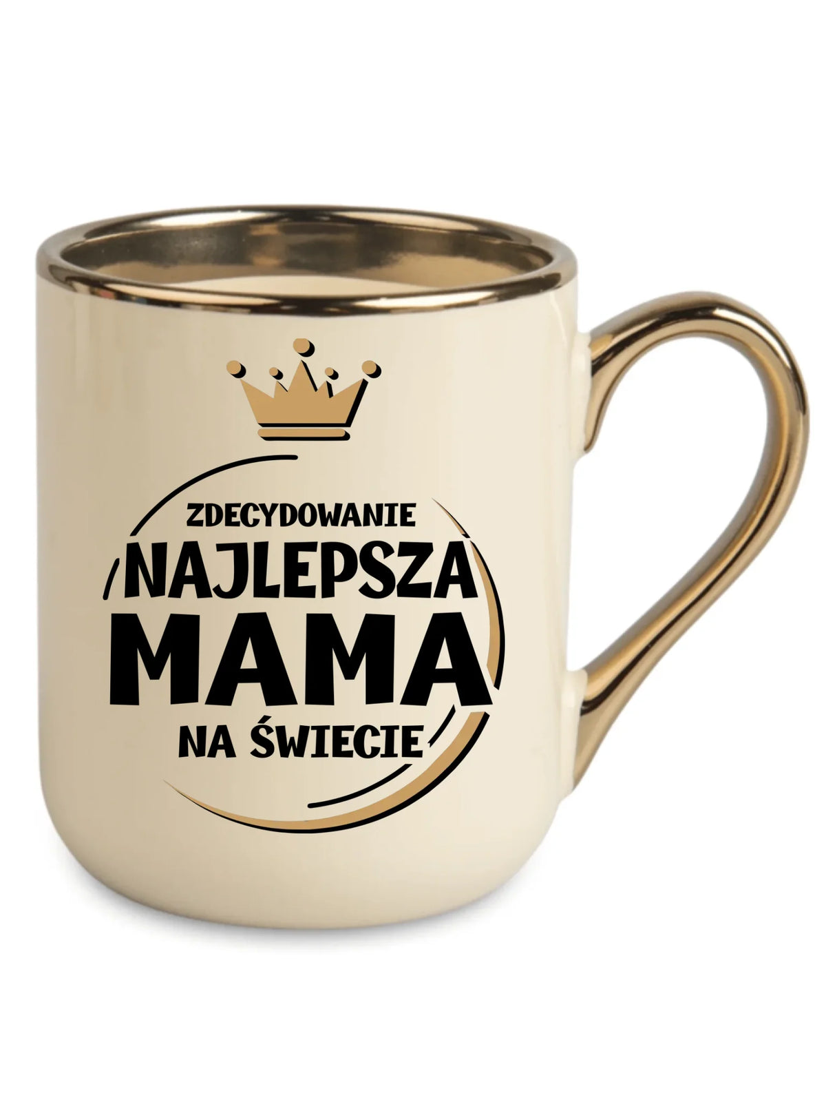 Kubek elegant dla mamy - Zdecydowanie najlepsza mama na świecie DM25