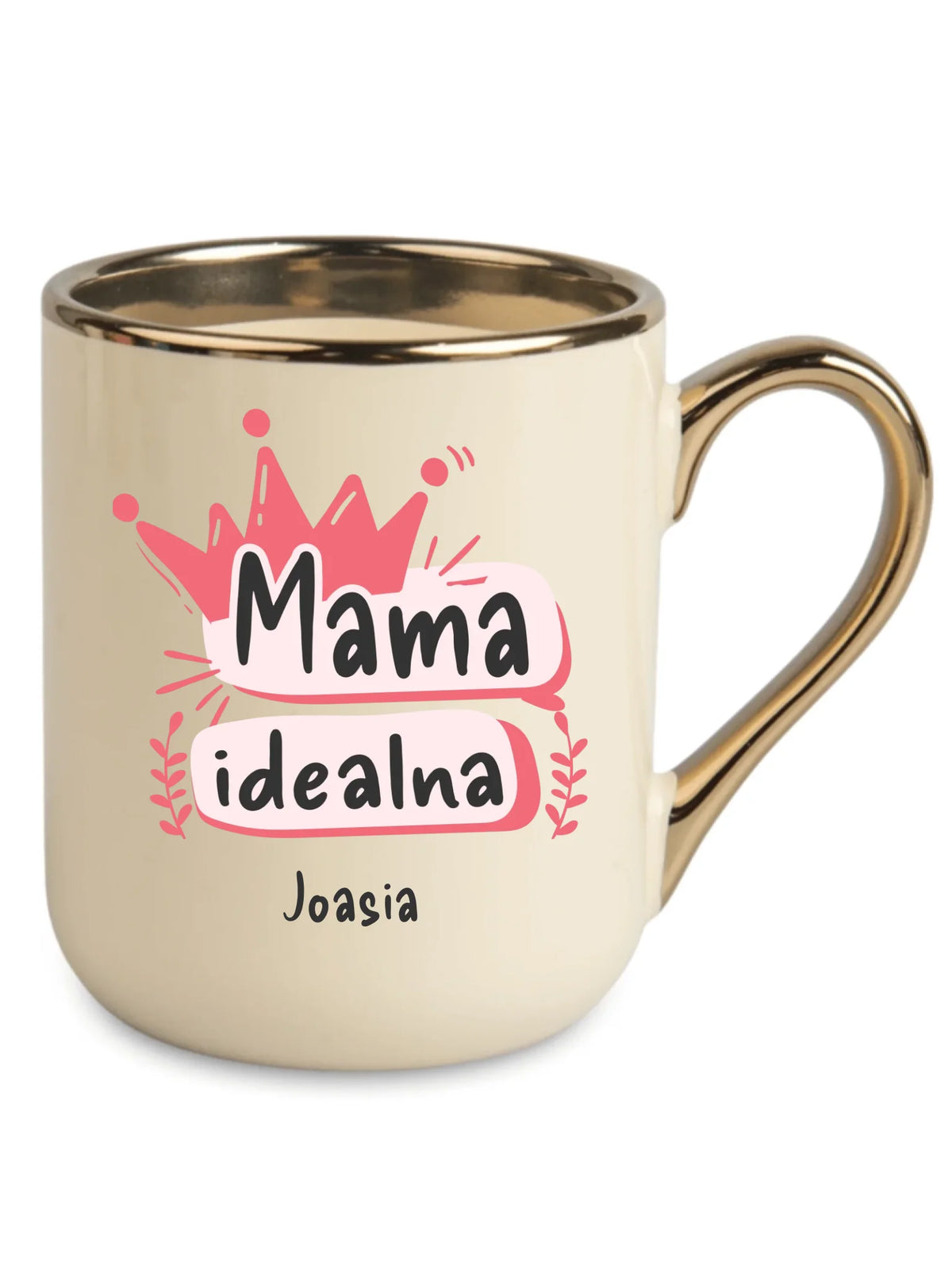 Kubek elegant dla mamy - Mama idealna - personalizowany DM23