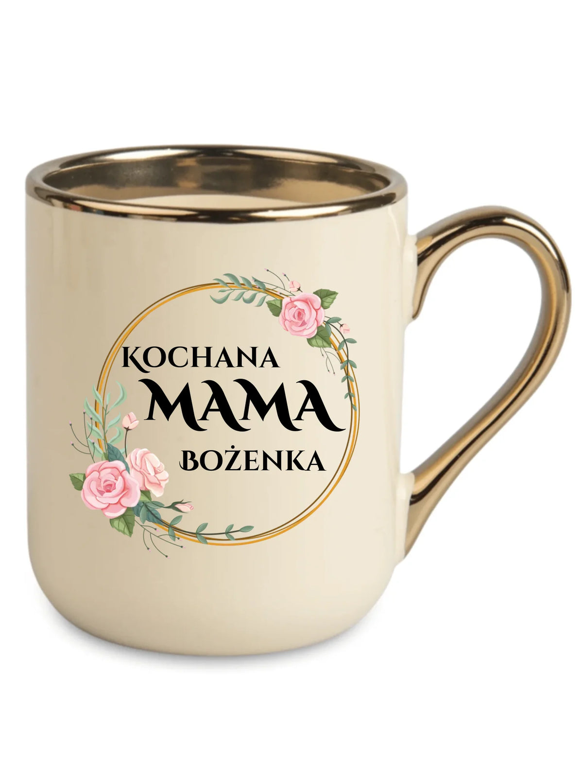 Kubek elegant dla mamy - Kochana Mama - personalizowany DM20