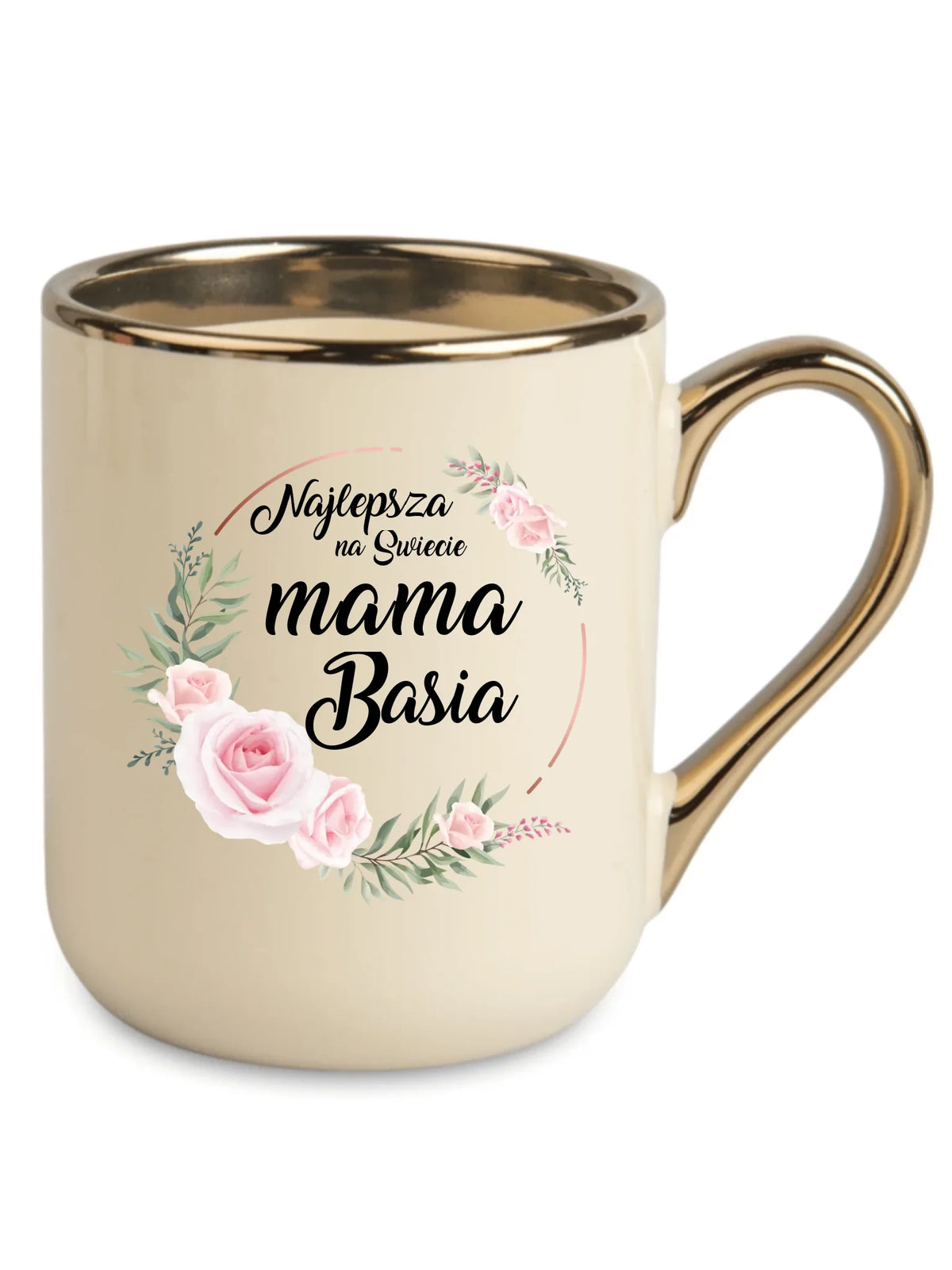 Kubek elegant dla mamy - Najlepsza na Świecie mama - personalizowany DM17