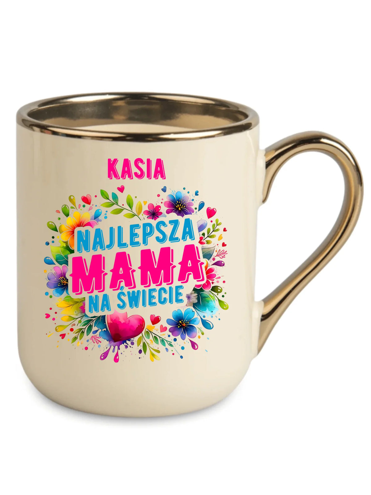 Kubek elegant dla mamy - Najlepsza Mama - personalizowany DM15
