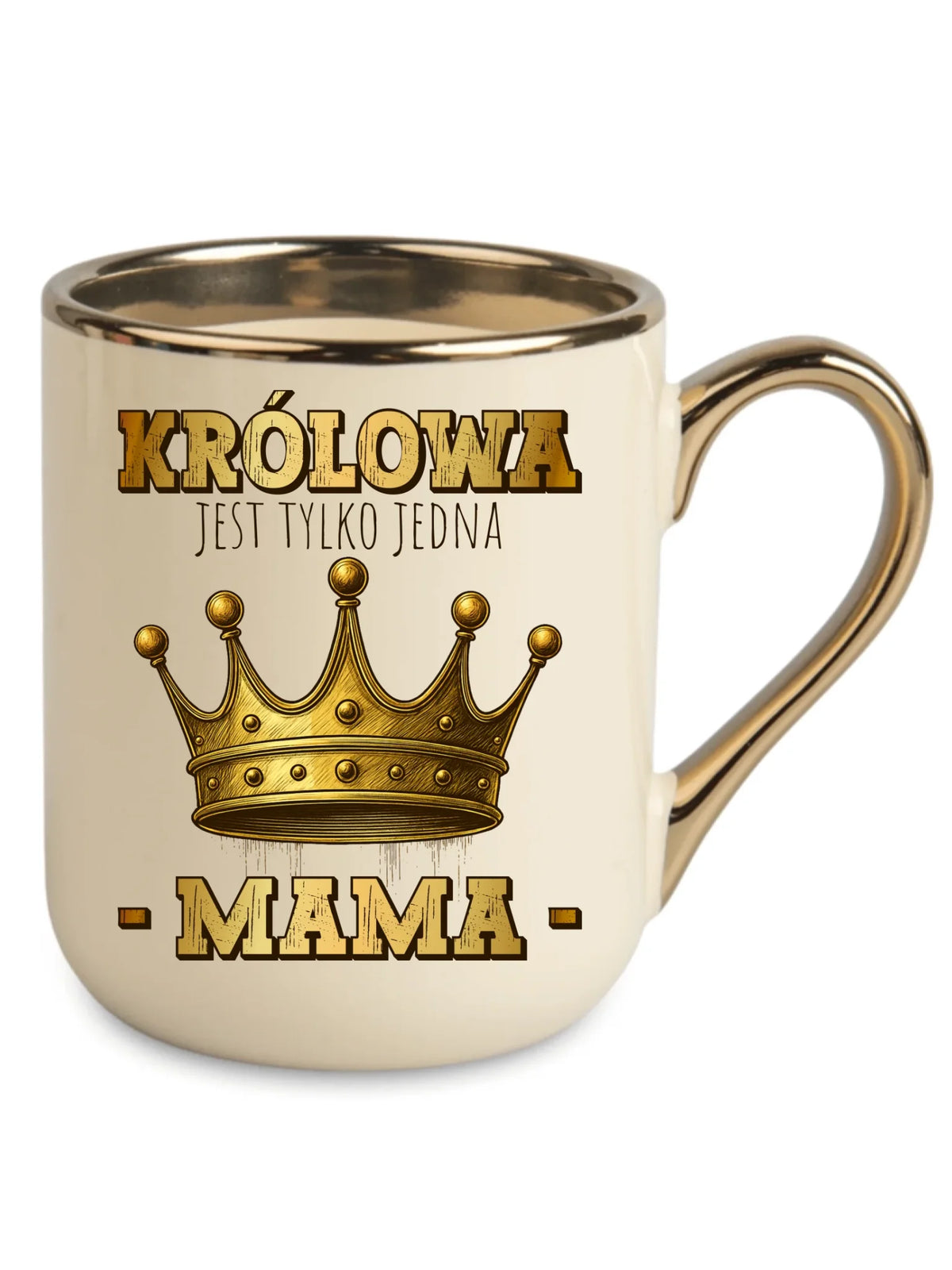 Kubek elegant dla mamy - Królowa jest tylko jedna Mama DM13