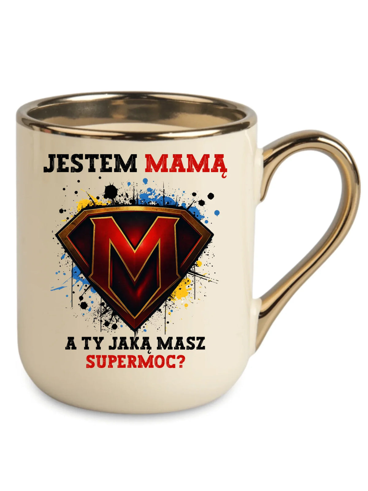Kubek elegant dla mamy - Jestem mamą A Ty jaką masz supermoc? DM04