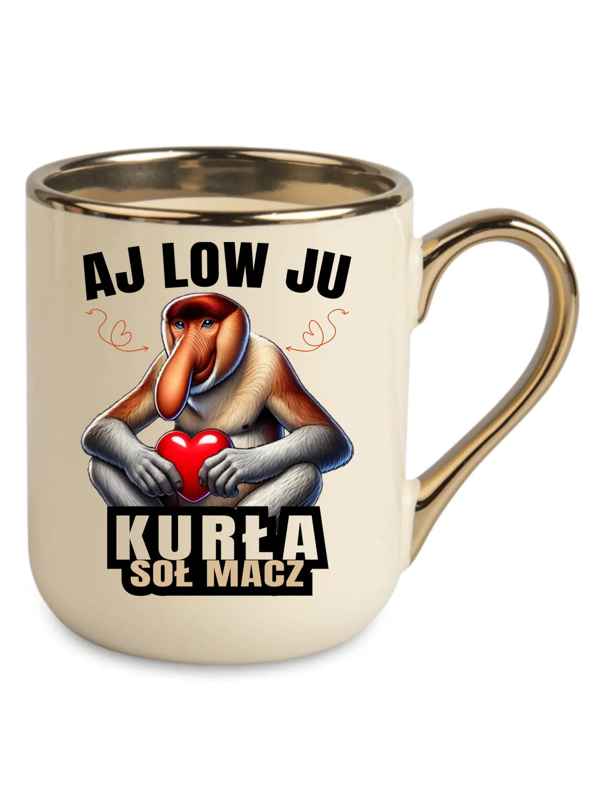 Kubek elegant dla par - Janusz nosacz - Aj low ju kurła W26
