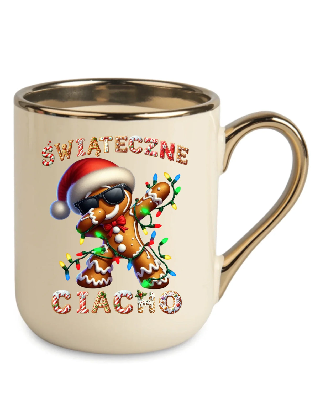 Kubek elegant świąteczny - Świąteczne Ciacho BN25