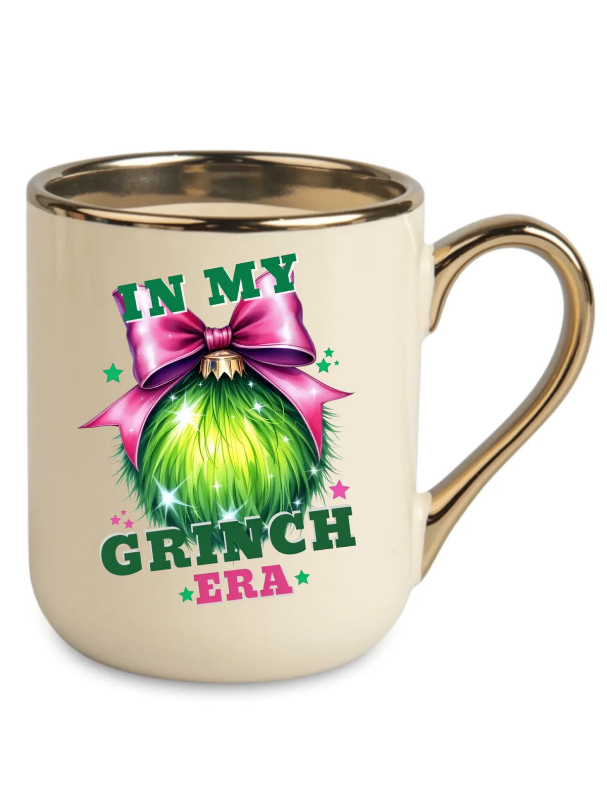 Kubek elegant świąteczny - In my Grinch era BN26