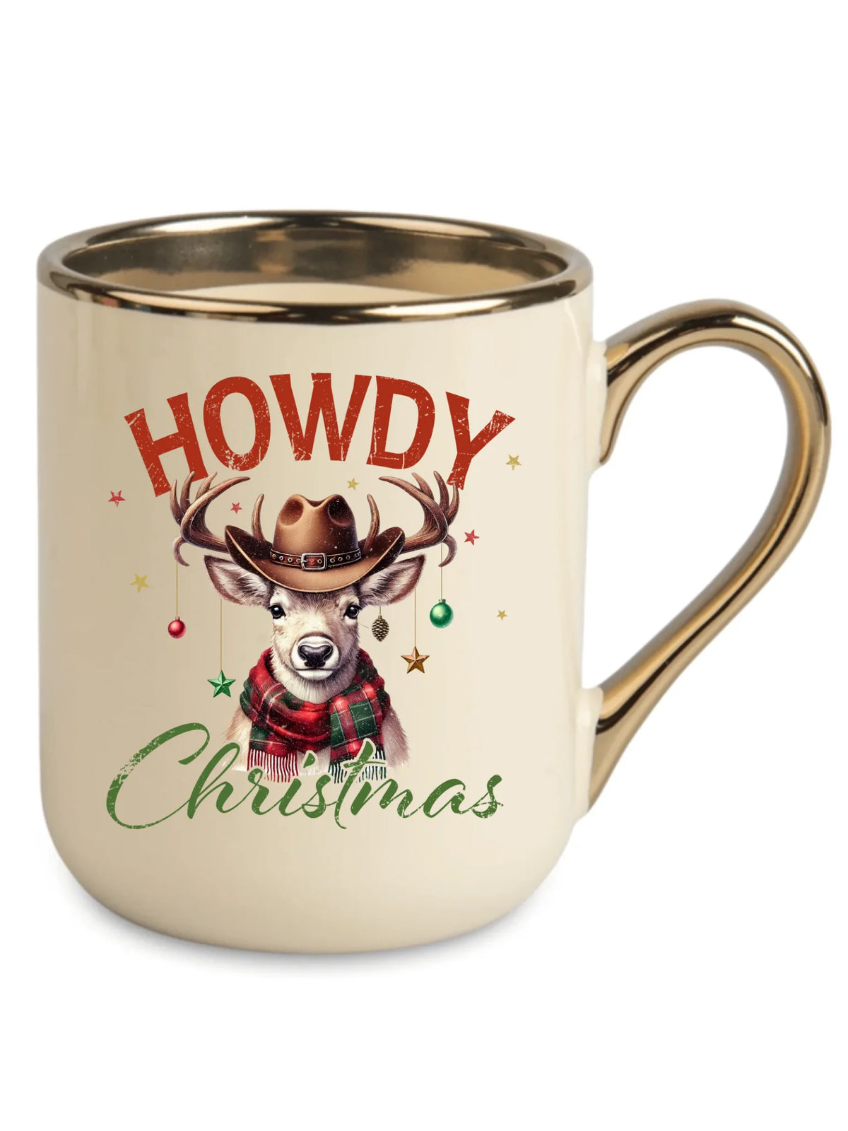 Kubek elegant świąteczny - Howdy Christmas BN54