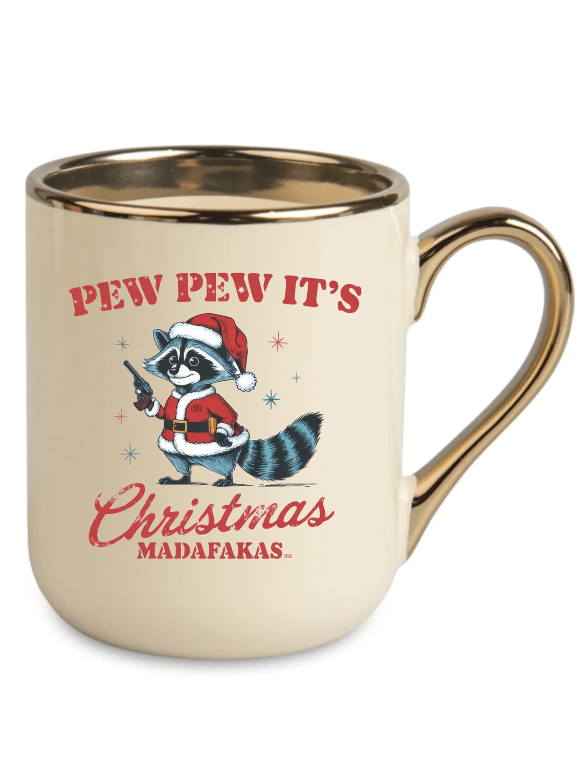 Kubek elegant świąteczny - Pew pew it's Christmas BN60