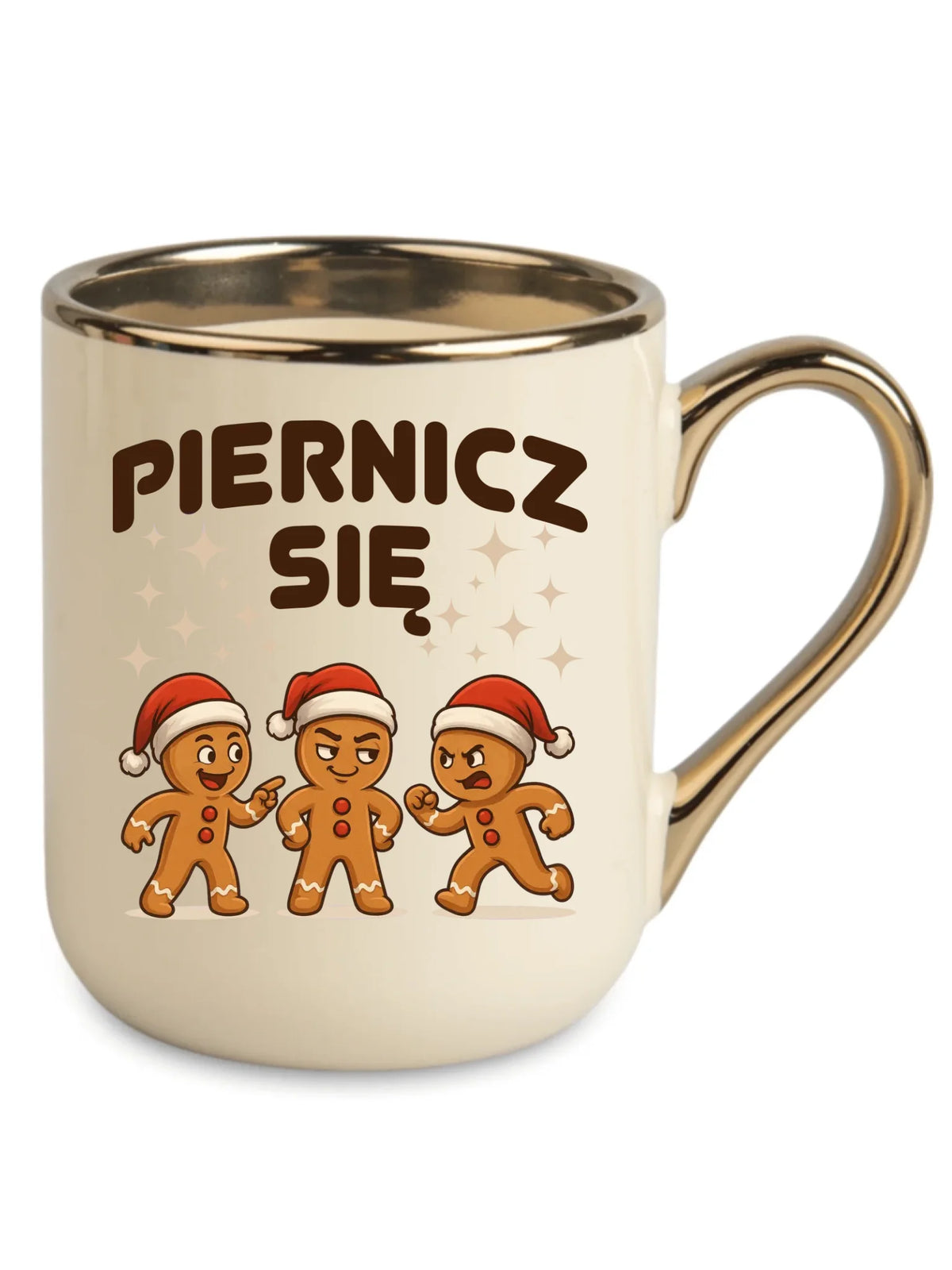 Kubek elegant świąteczny - Piernicz się BN149