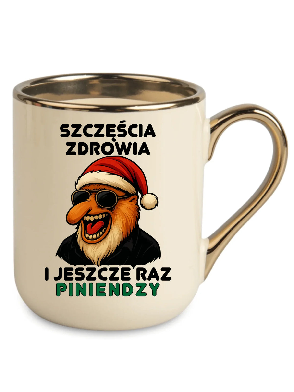 Kubek elegant świąteczny - Janusz Nosacz - I jeszcze raz piniendzy BN111