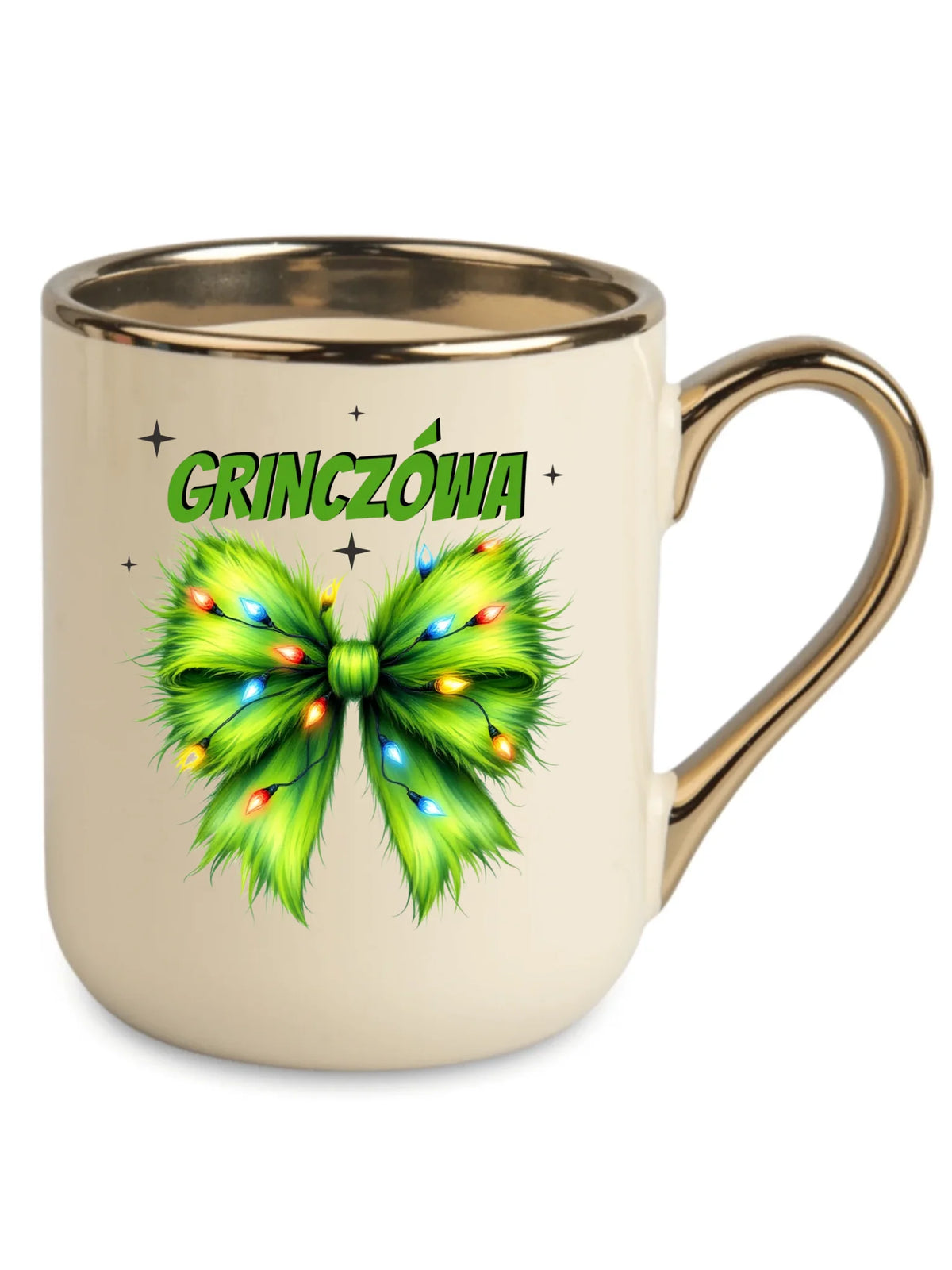 Kubek elegant świąteczny - Grinczówa BN114