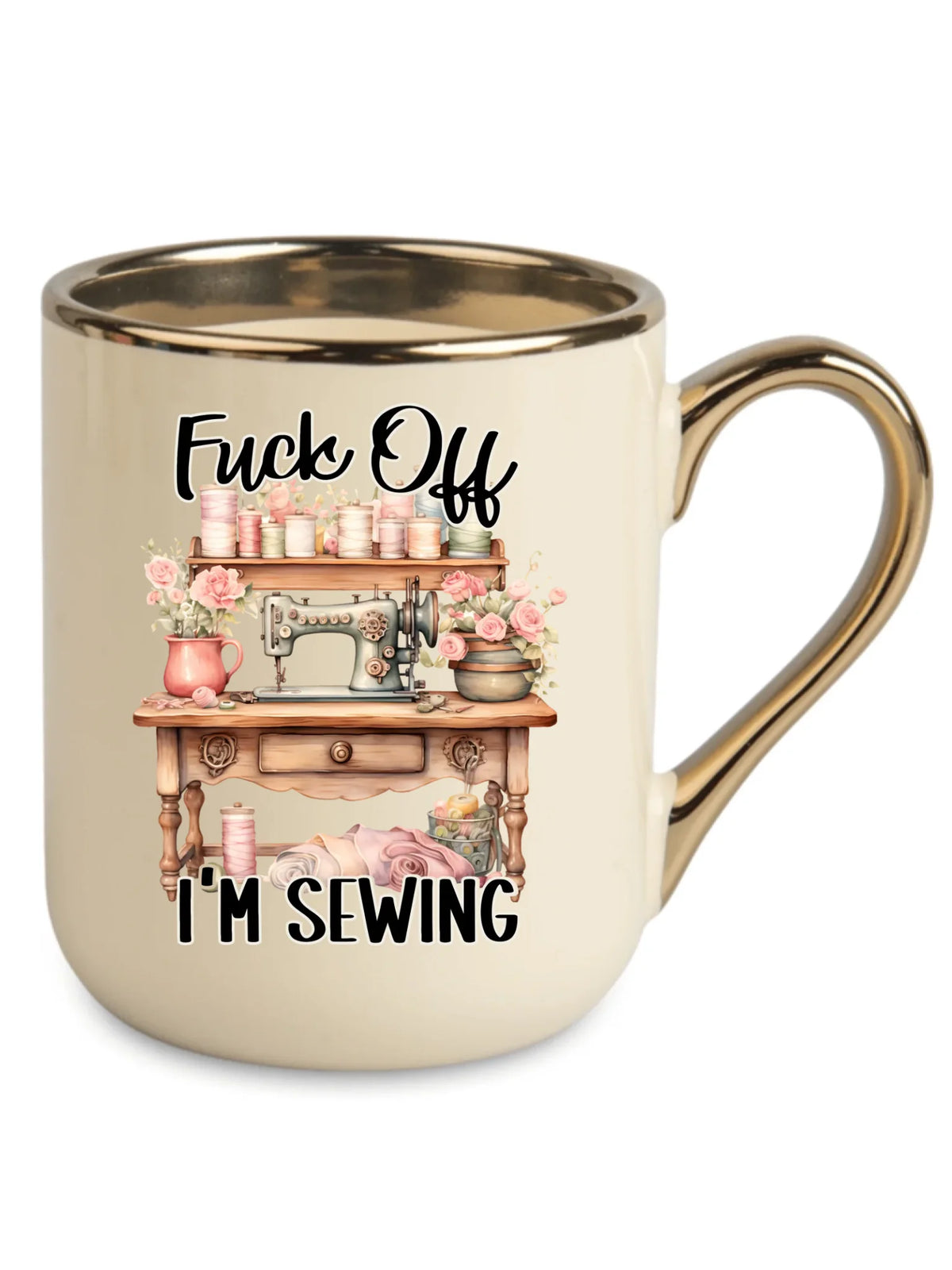 Kubek elegant szyciowy dla krawcowej - Fck off im sewing HS16