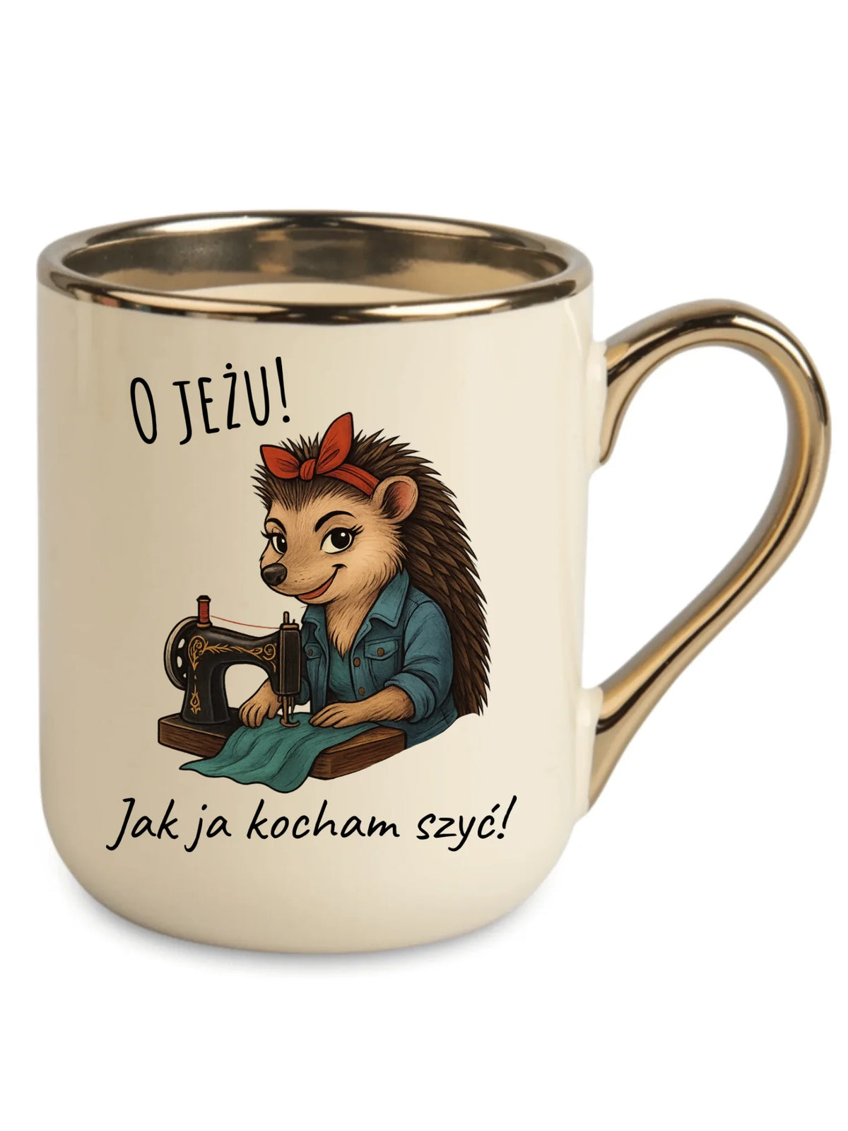 Kubek elegant szyciowy dla krawcowej - O JEŻU! Jak ja kocham szyć! HS09
