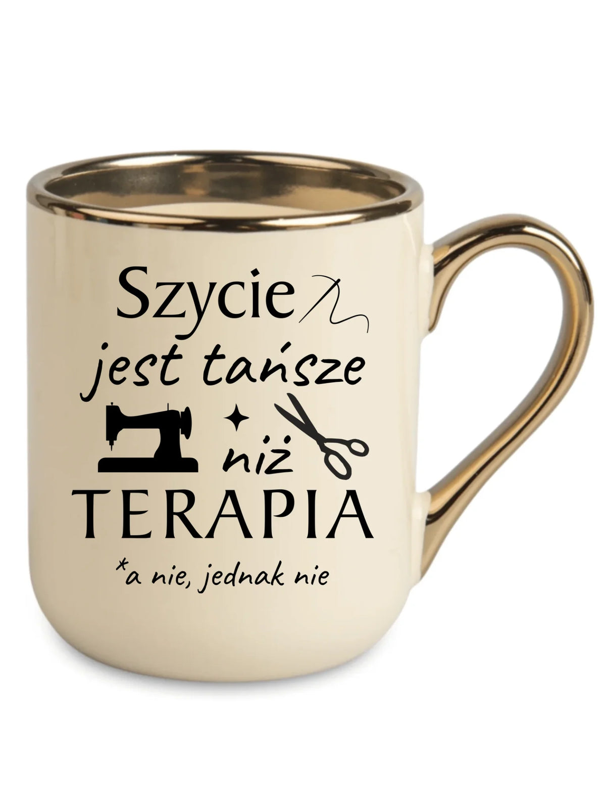 Kubek elegant szyciowy dla krawcowej - Szycie tańsze niż terapia HS04