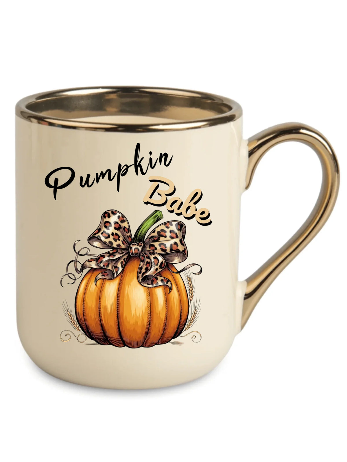 Kubek elegant jesienny - Pumpkin Babe - dla miłośniczki dyni JS33