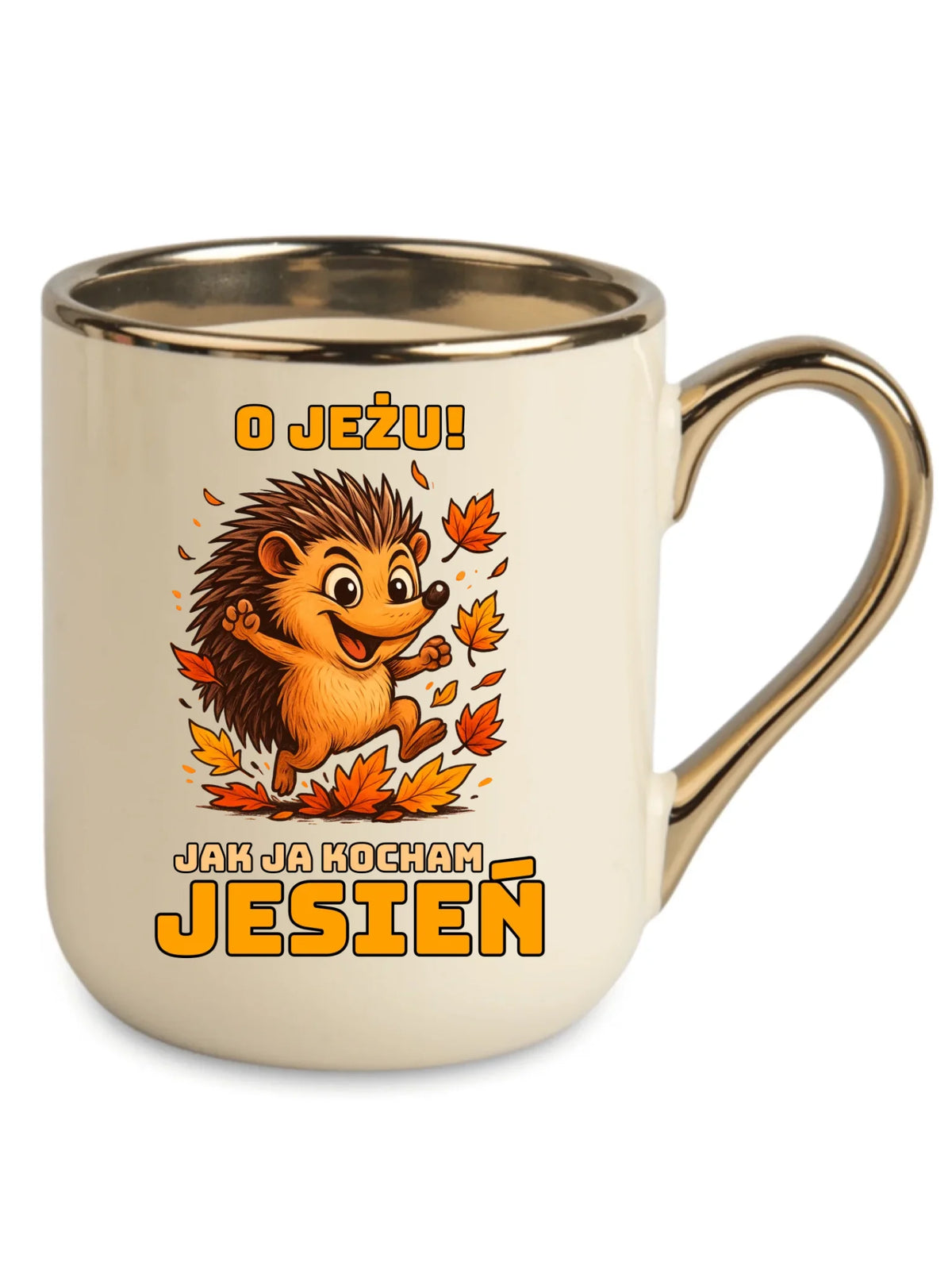 Kubek elegant jesienny - O JEŻU! Jak ja kocham jesień JS31